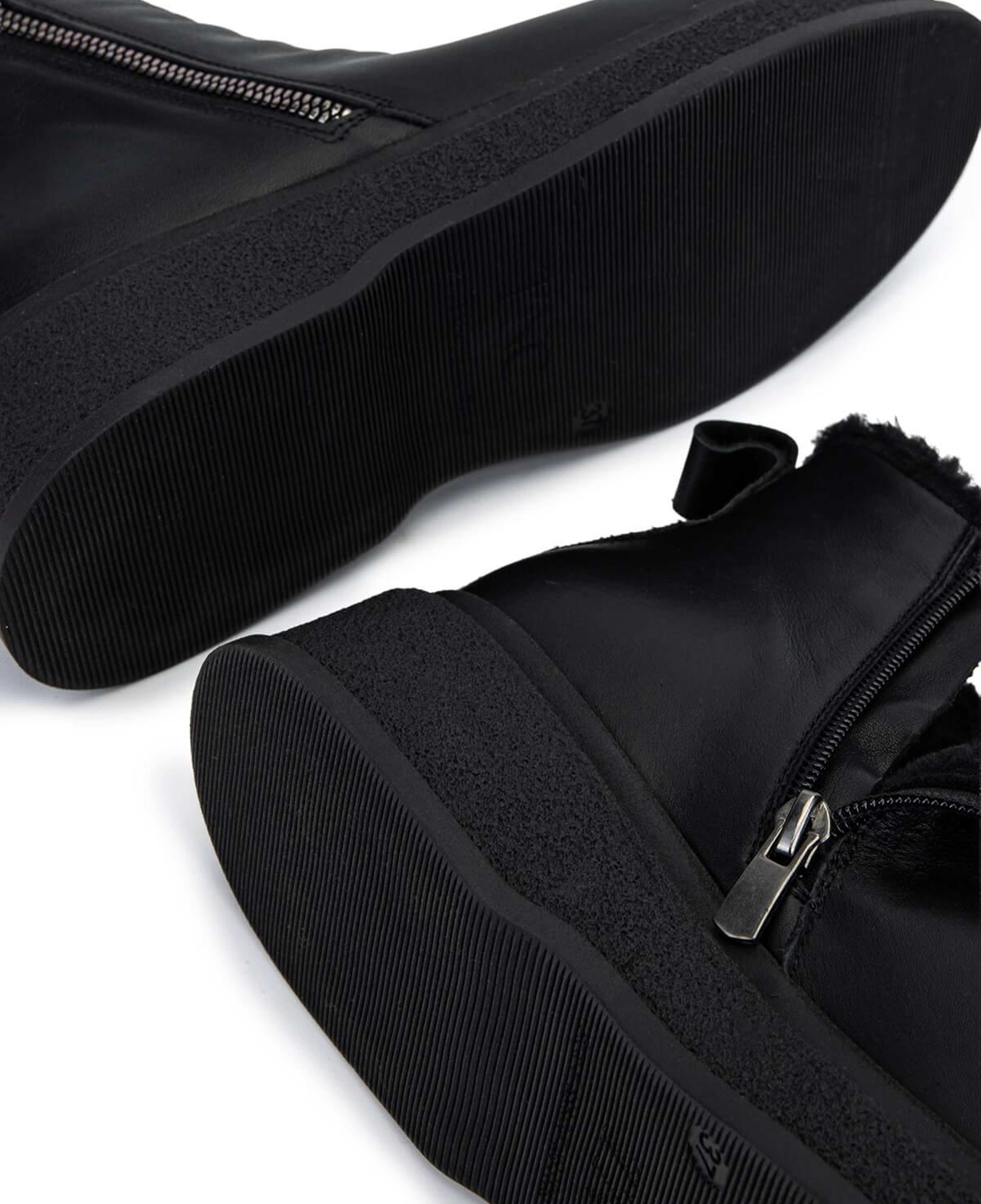 Tamer Tanca Kadın Hakiki Deri Siyah Deri Casual Bot