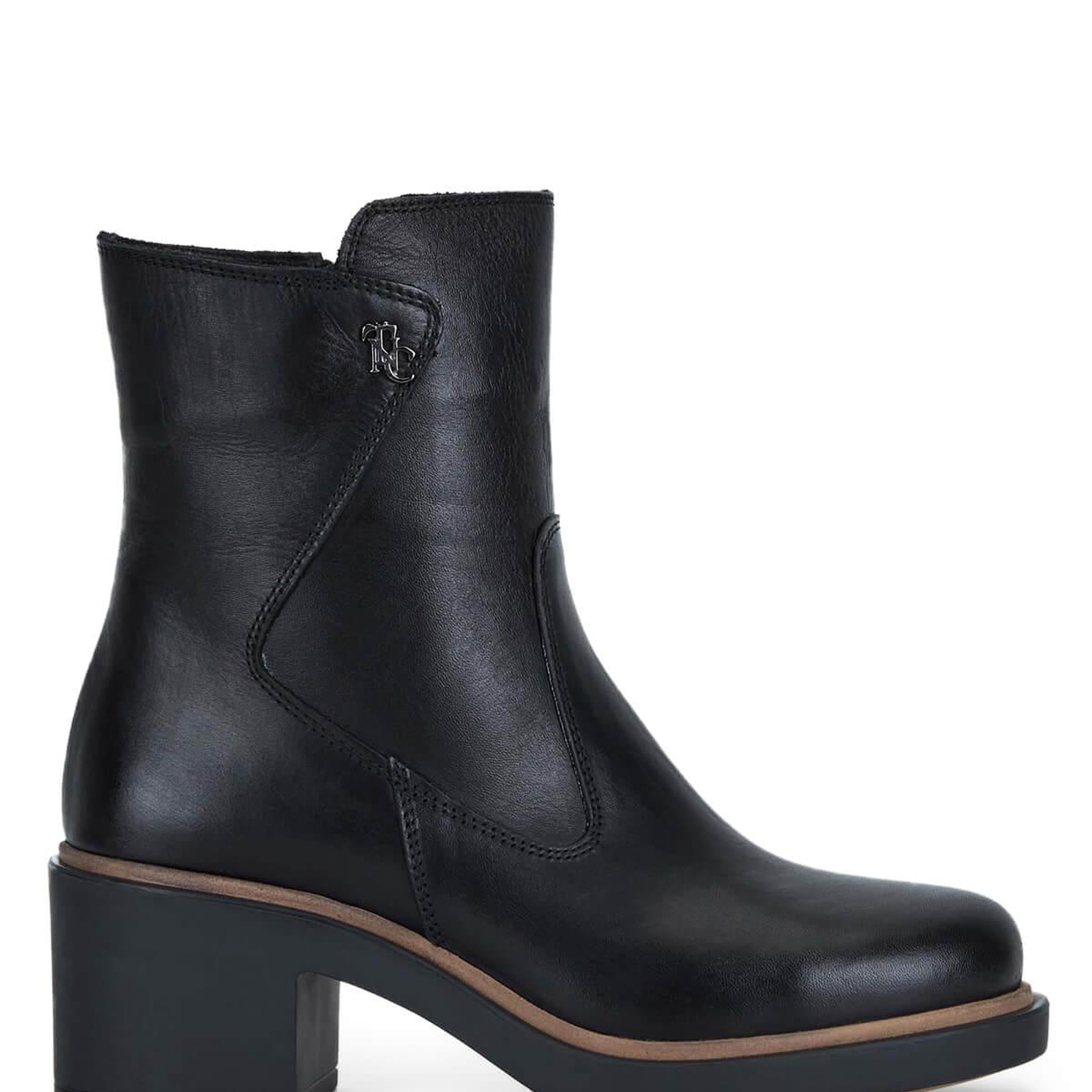 Tamer Tanca Kadın Hakiki Deri Siyah Deri Casual Bot