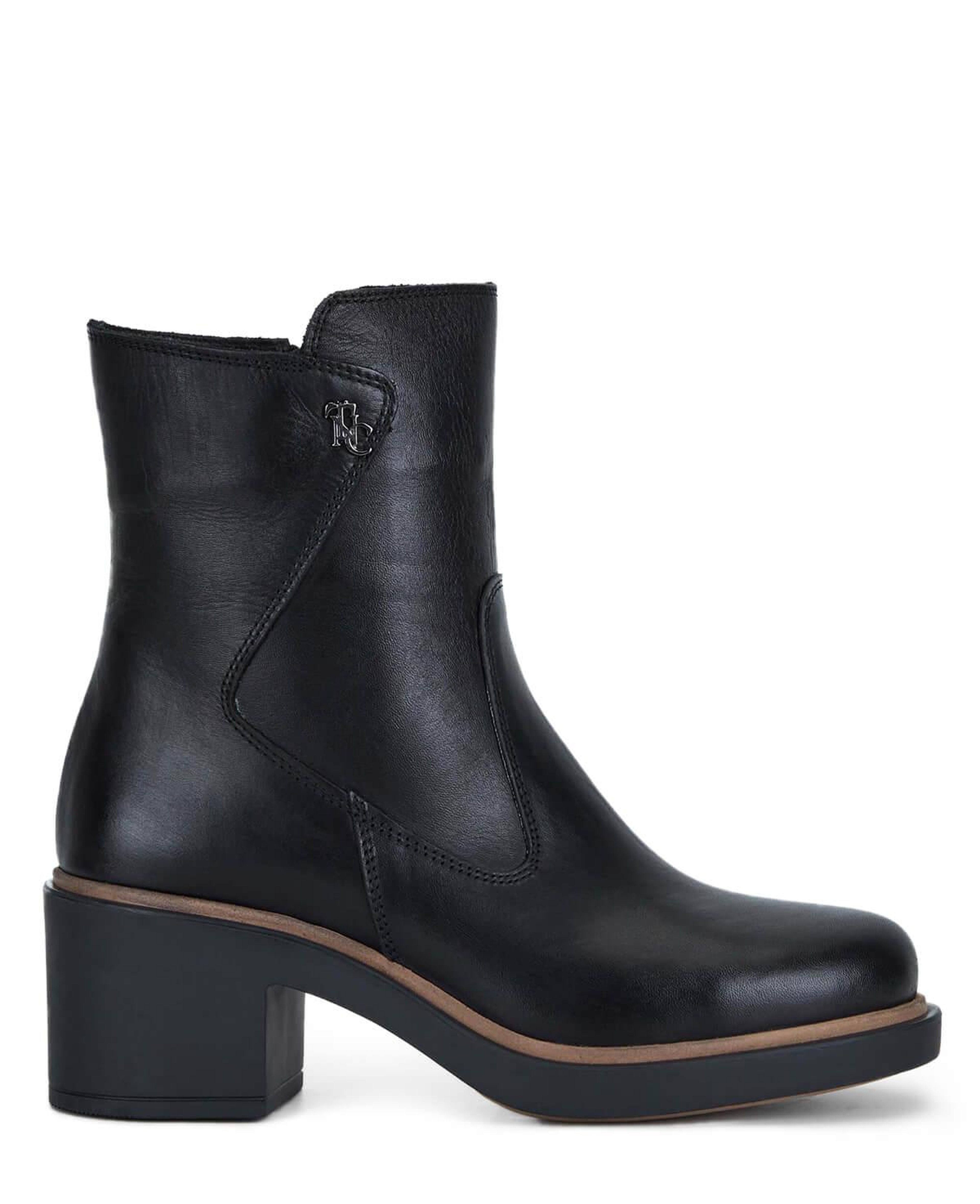 Tamer Tanca Kadın Hakiki Deri Siyah Deri Casual Bot