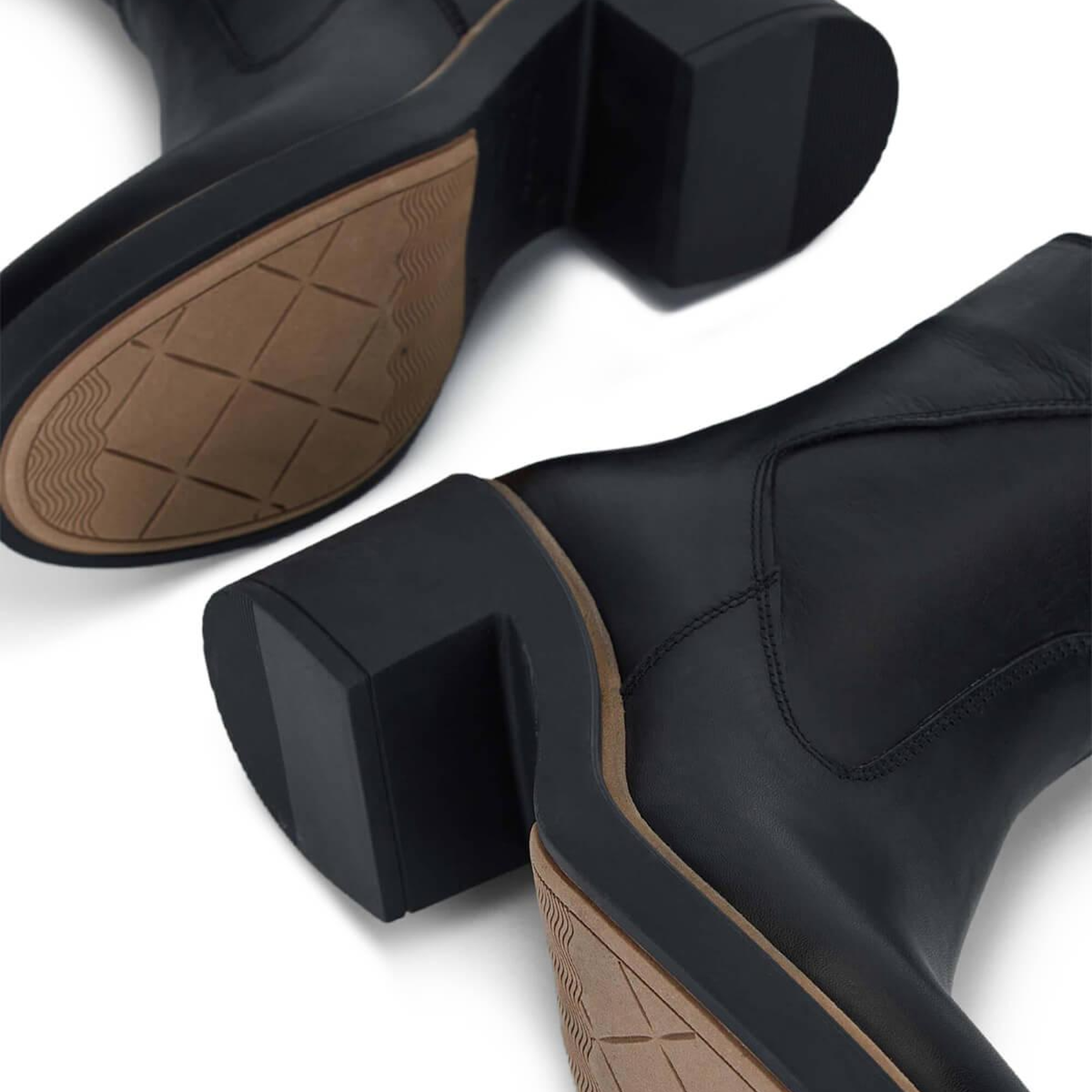 Tamer Tanca Kadın Hakiki Deri Siyah Deri Casual Bot