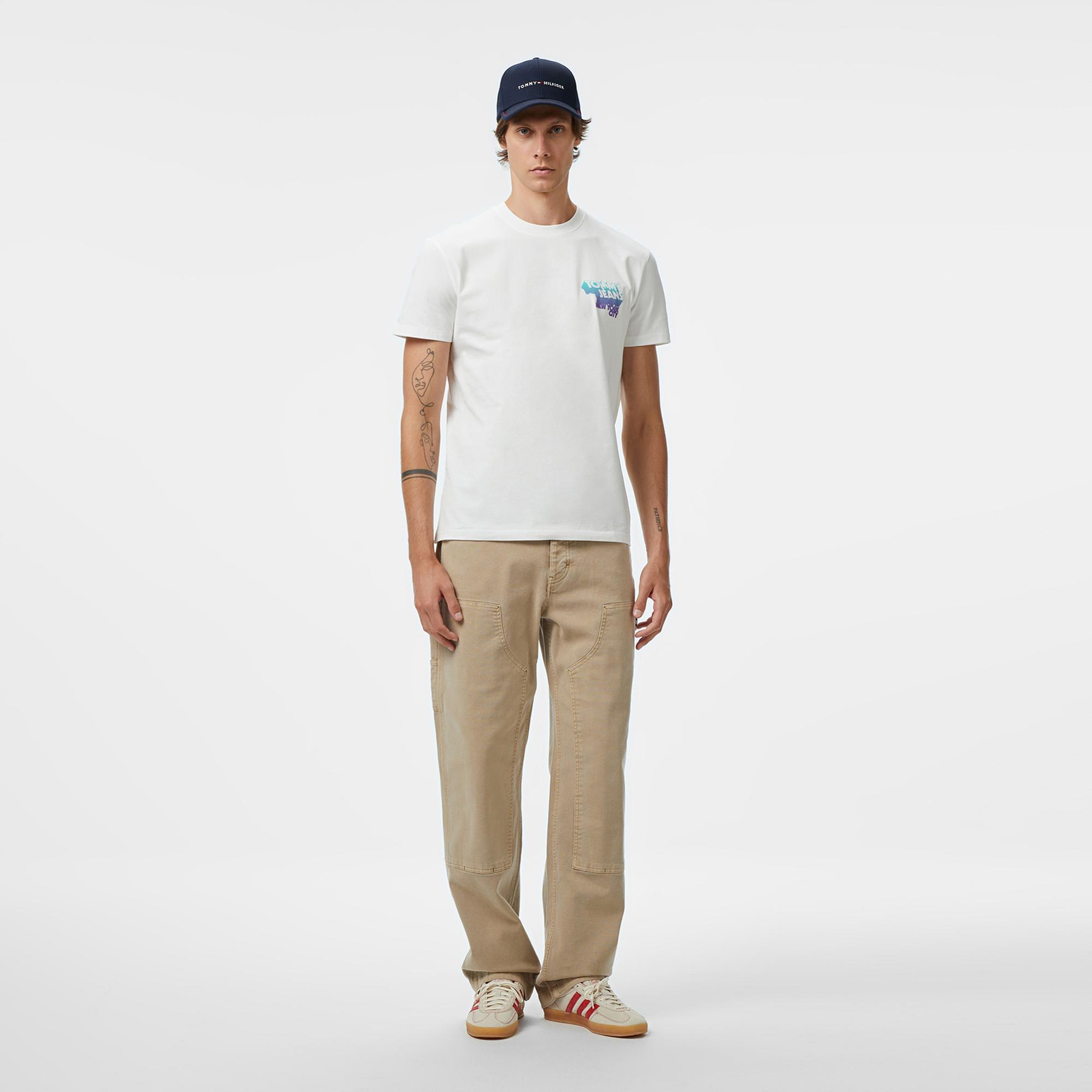 Tommy Jeans Jaimie Carpenter Double Erkek Haki Pantolon