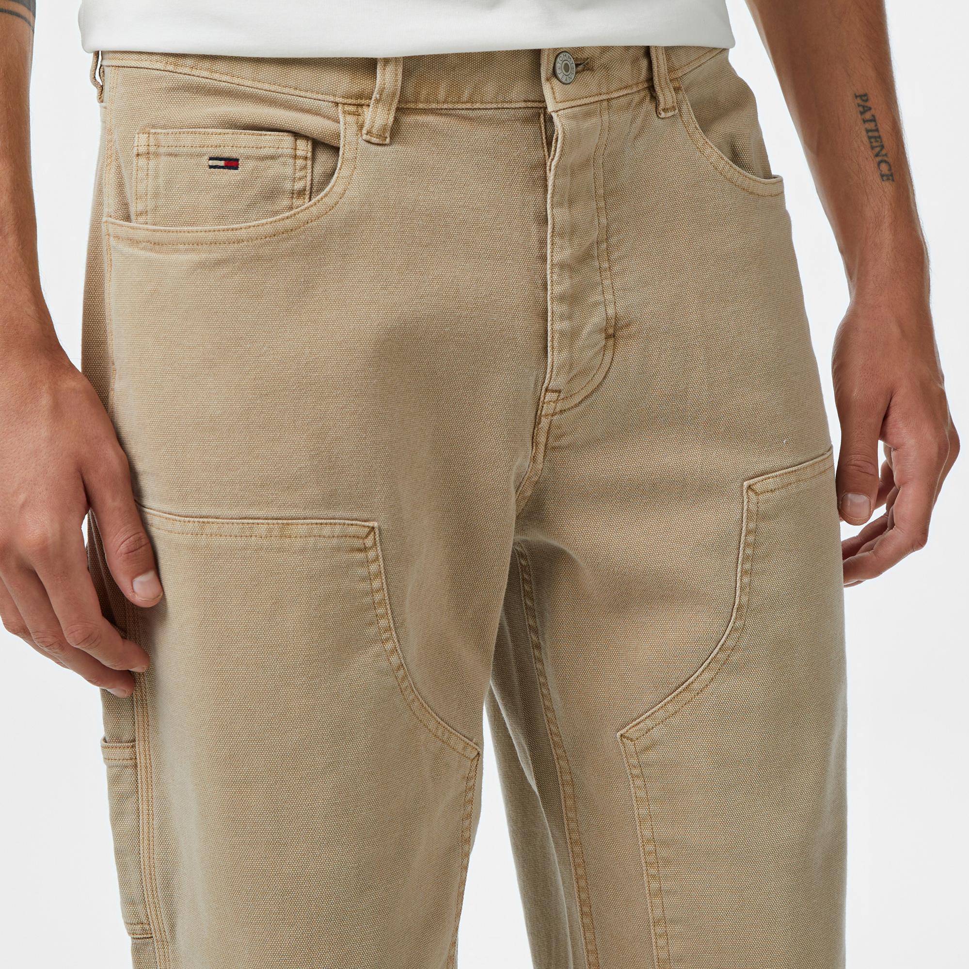 Tommy Jeans Jaimie Carpenter Double Erkek Haki Pantolon