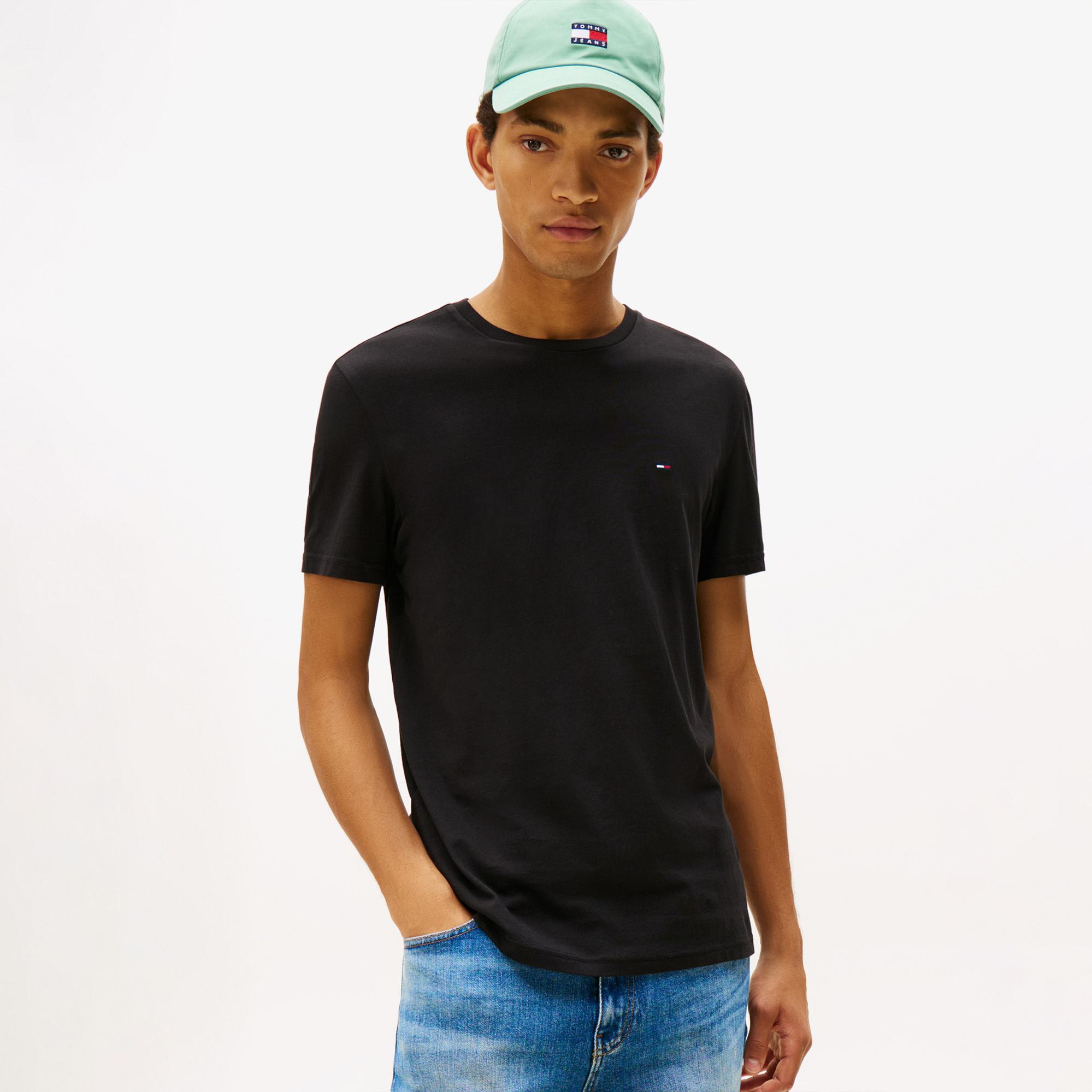 Tommy Hilfiger Classic Flag Erkek Renkli T-Shirt