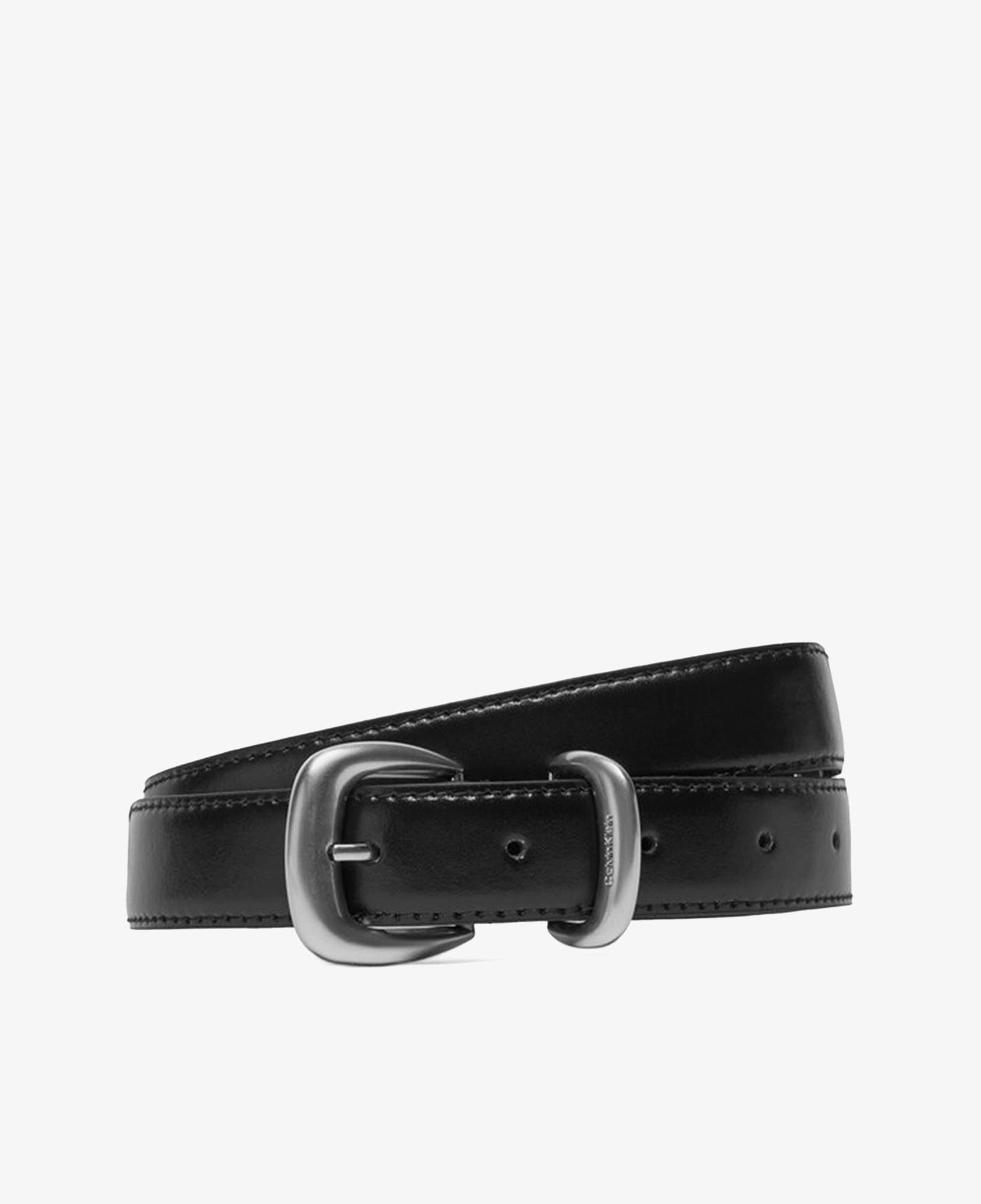 Calvin Klein 2 Piece Logo Buckle Kadın Siyah Kemer