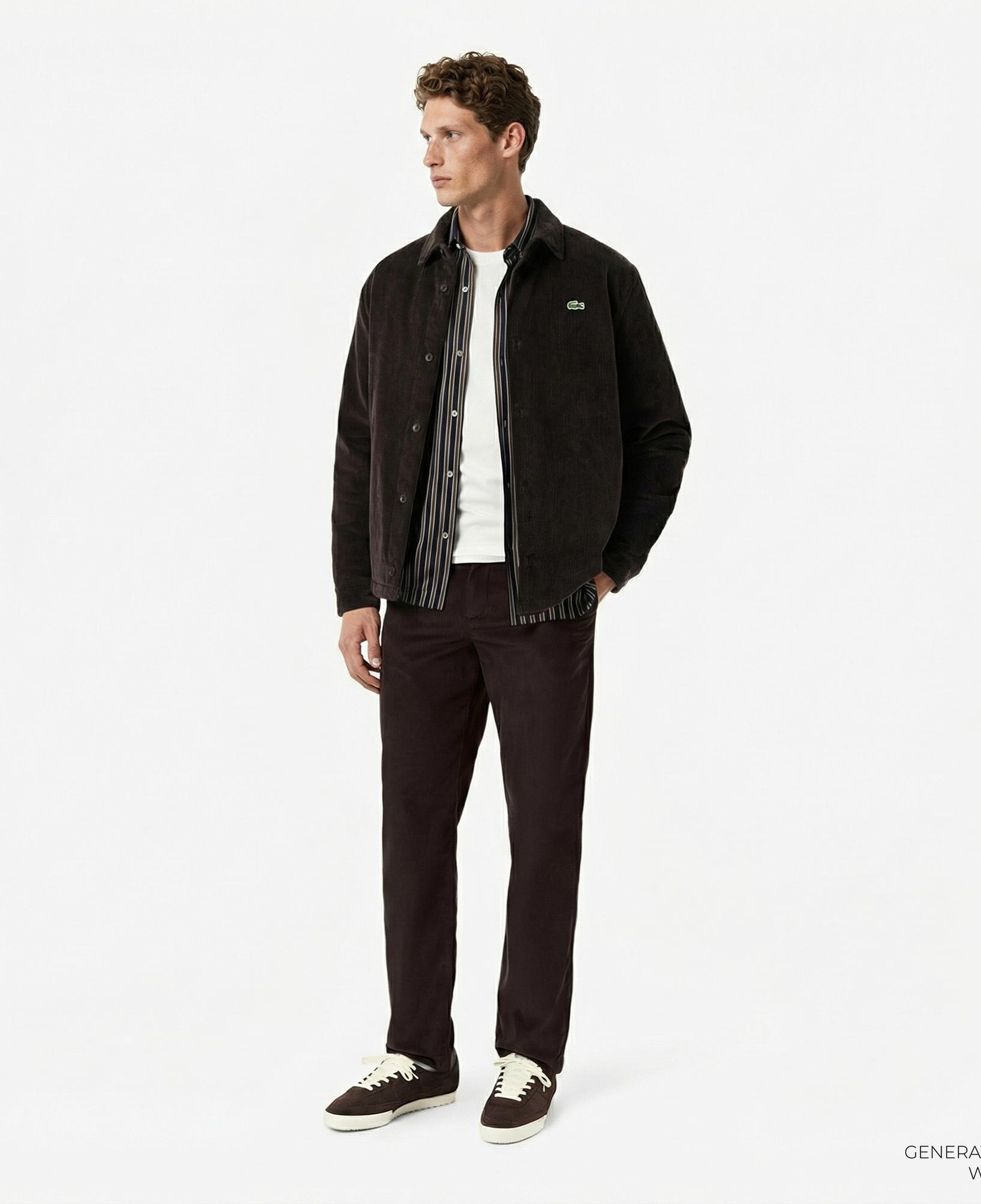 Lacoste Erkek Regular Fit Chino Kahverengi Pantolon