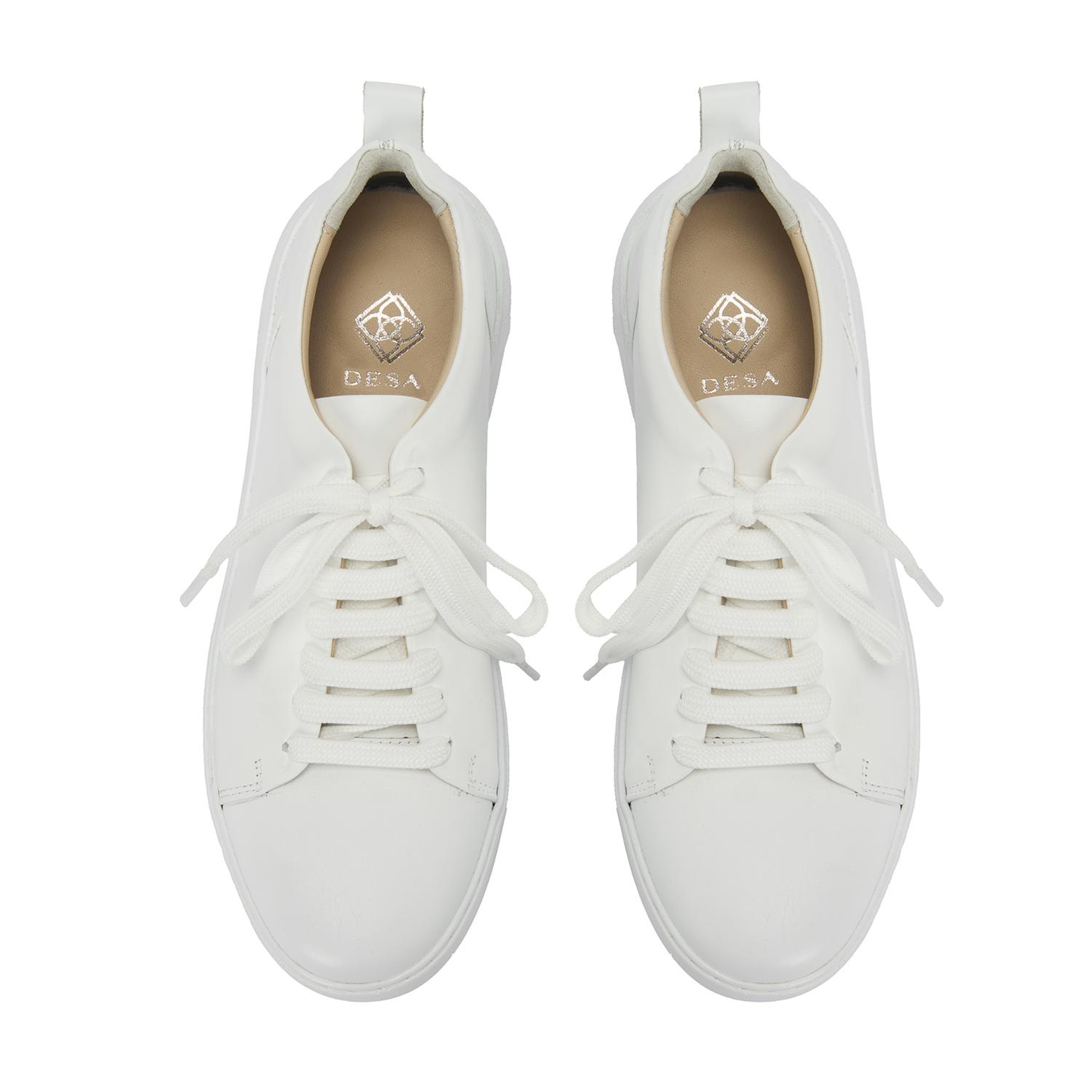 Kadın Beyaz Deri Spor Ayakkabı