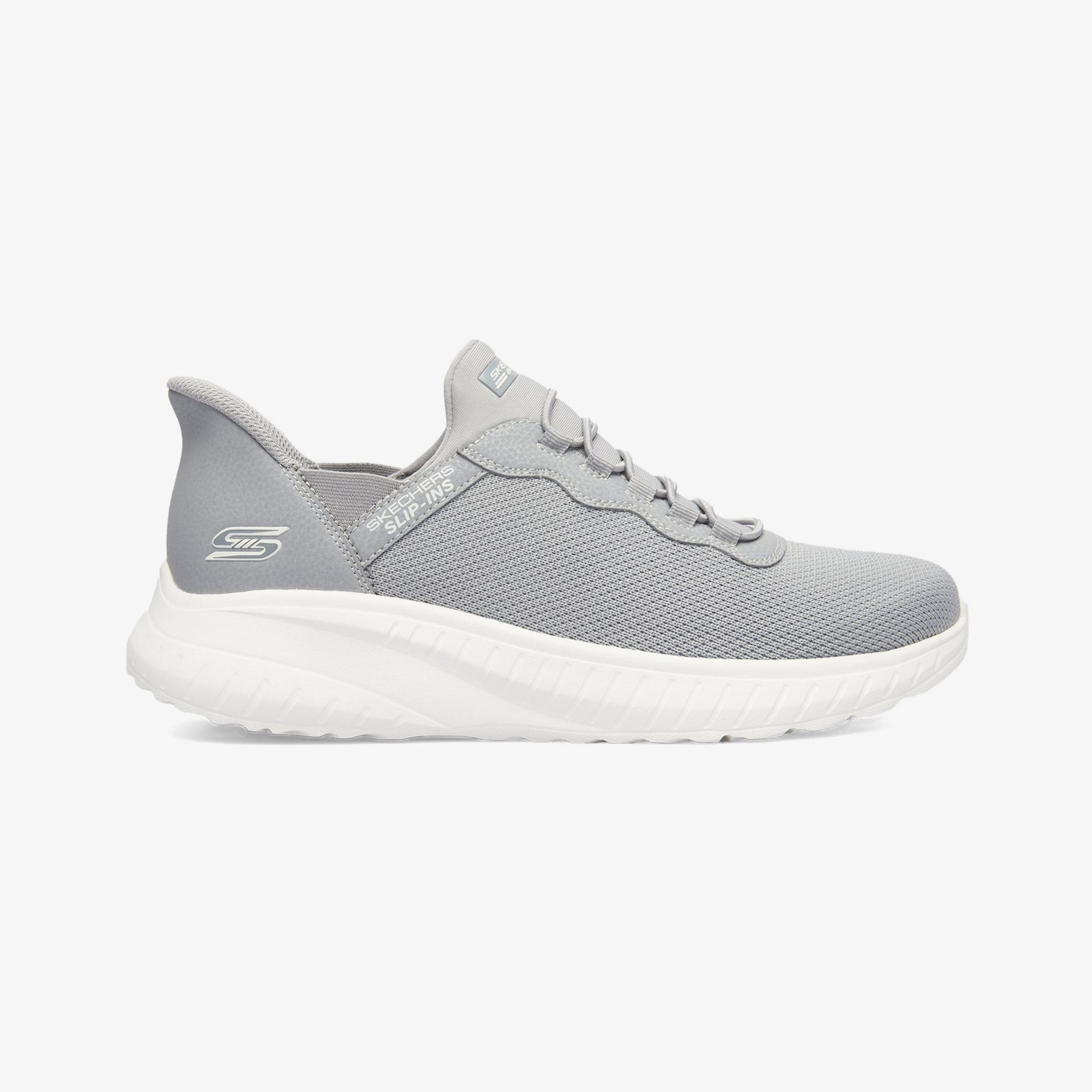 Skechers Bob Squad Daily Erkek Gri Spor Ayakkabı