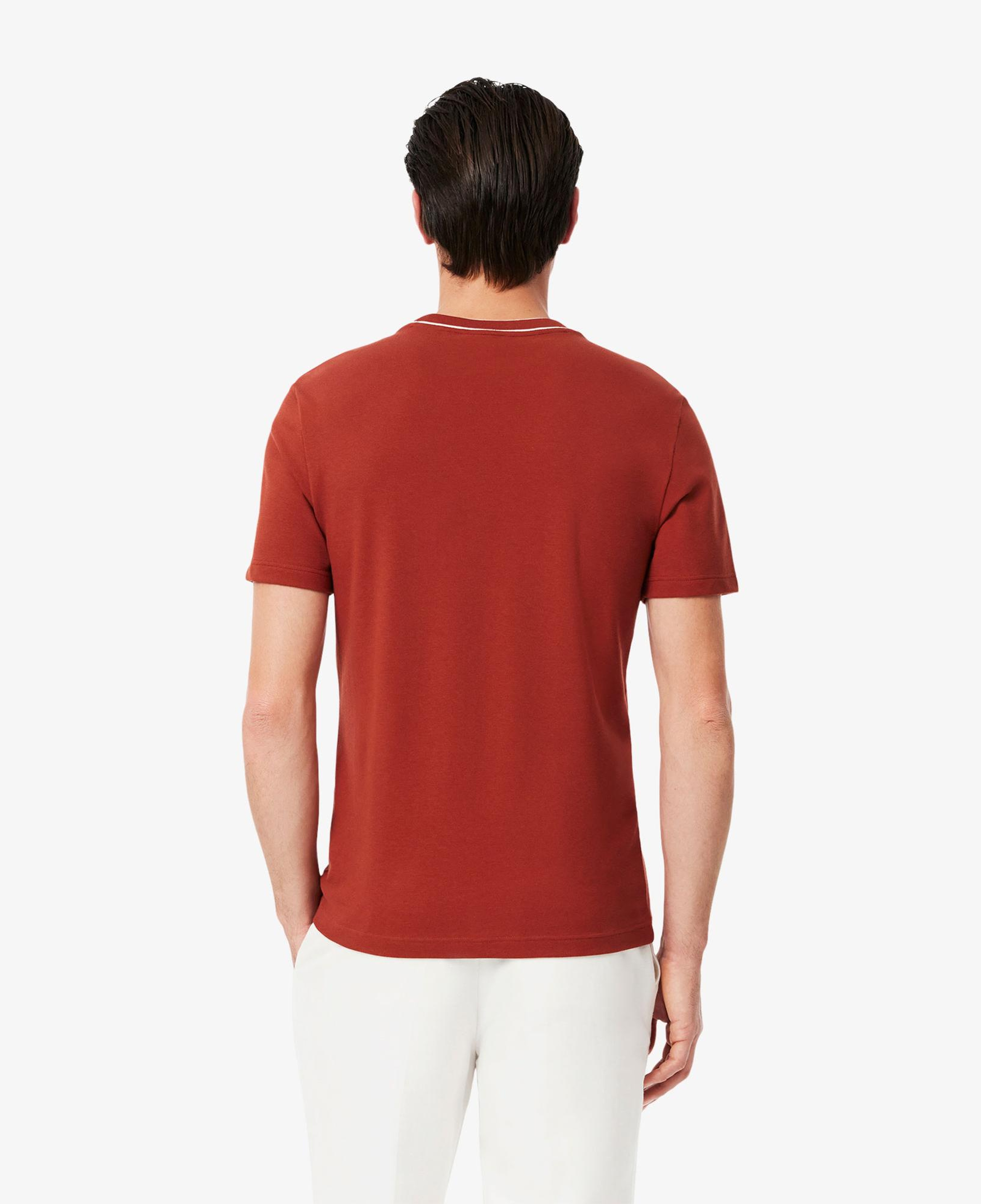 Lacoste Erkek Regular Fit Bisiklet Yaka Kırmızı T-Shirt