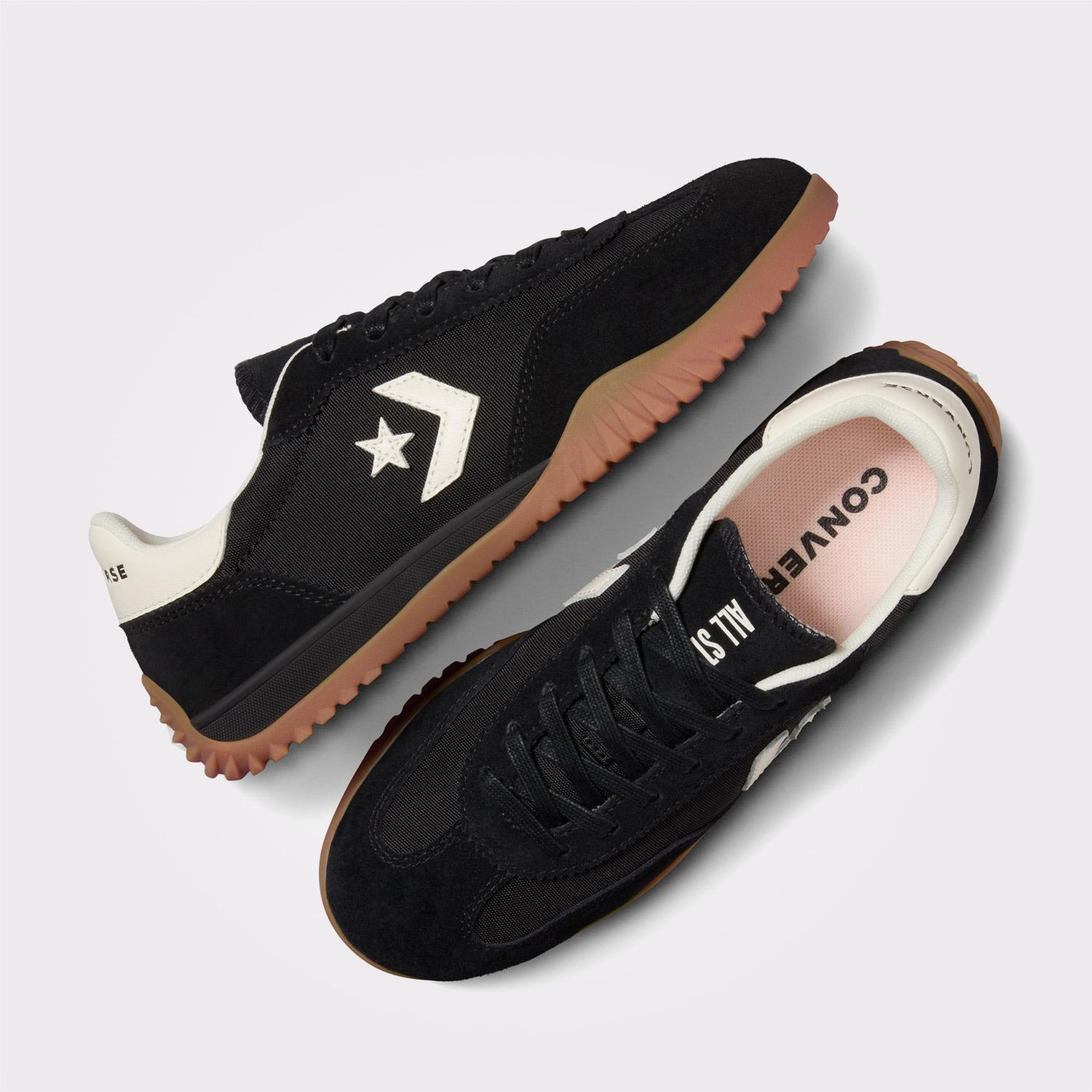 Converse Run Star Trainer Unisex Siyah Süet Sneaker