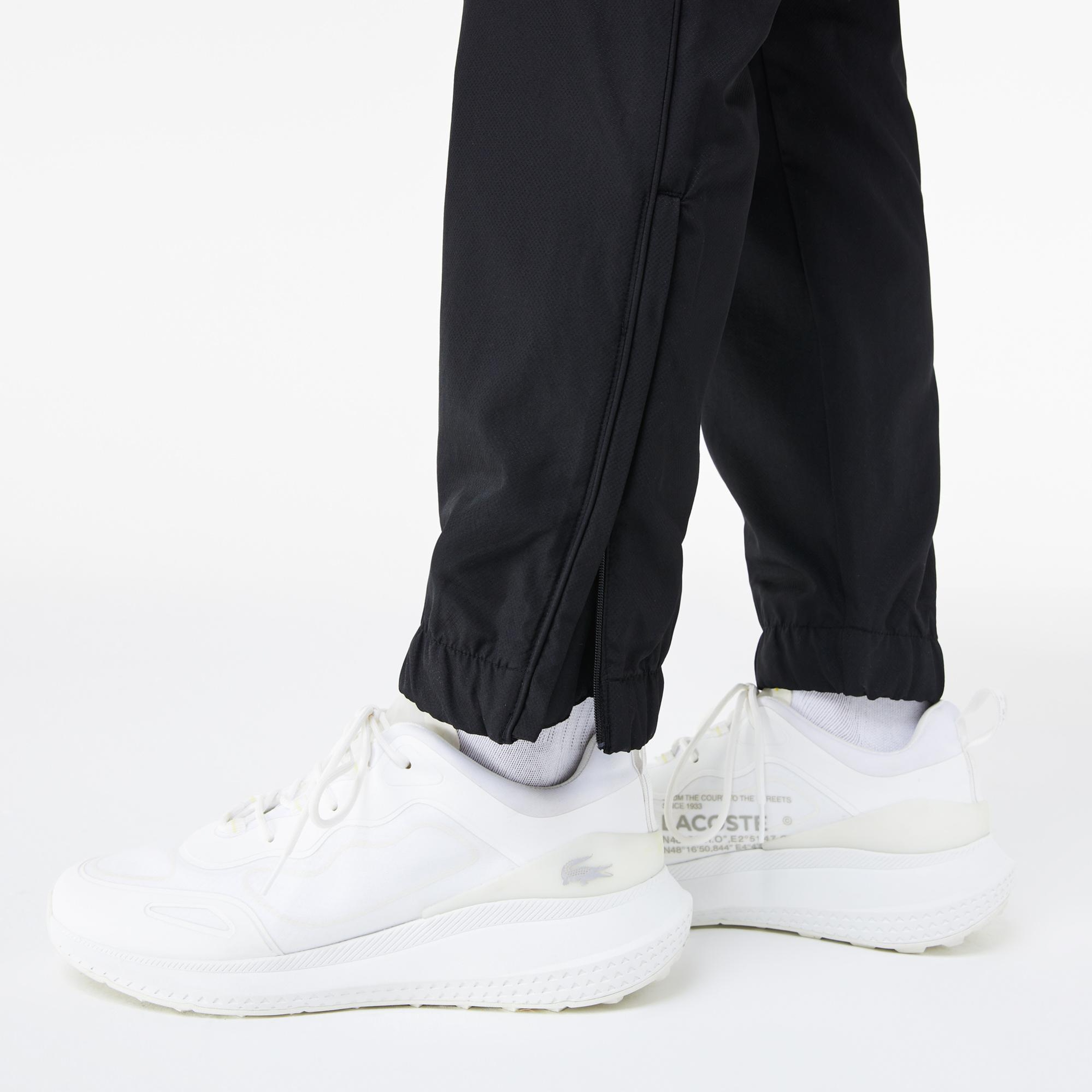 Lacoste Erkek Regular Fit Kapüşonlu Siyah Eşofman Takımı