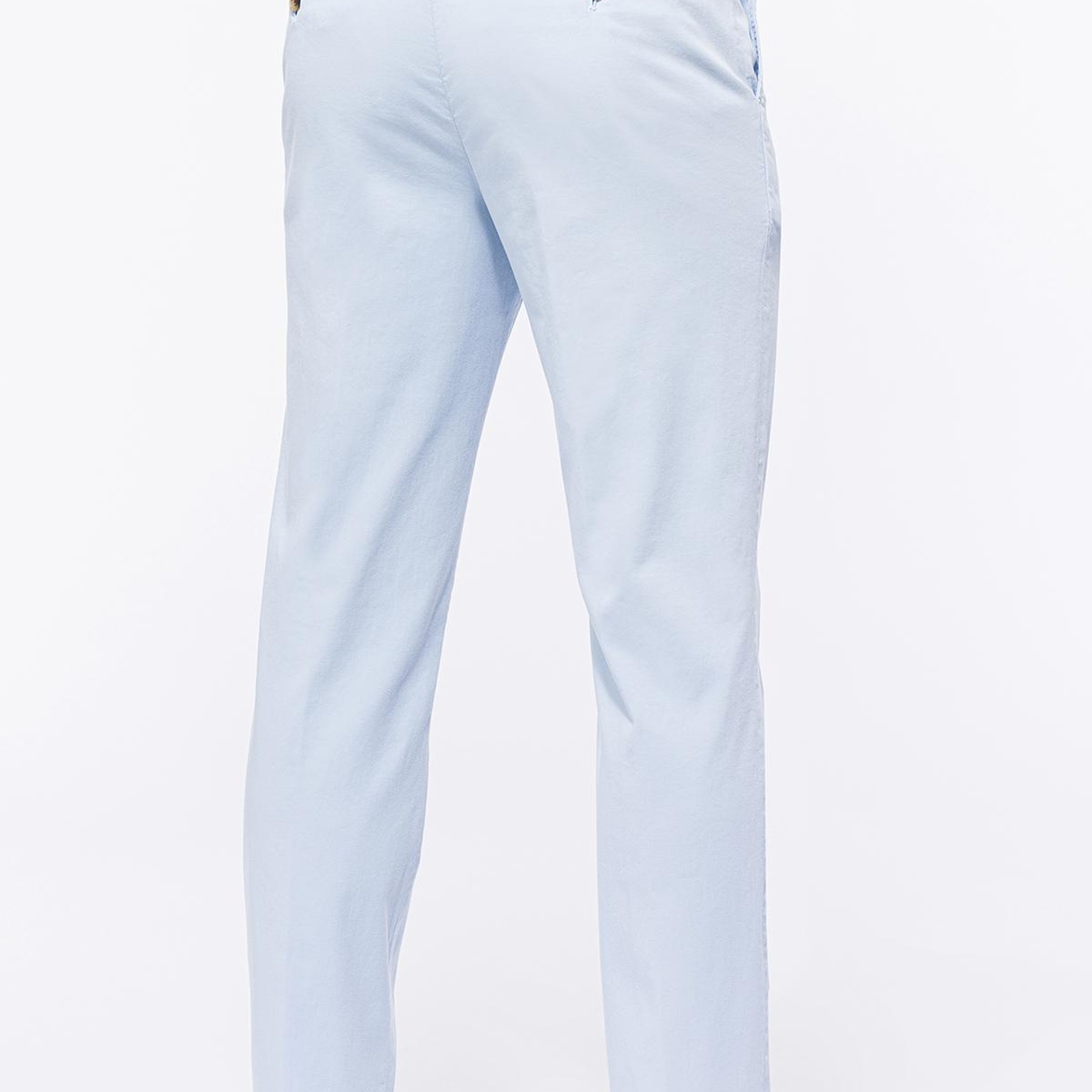 Erkek Mavi Chino Pantolon