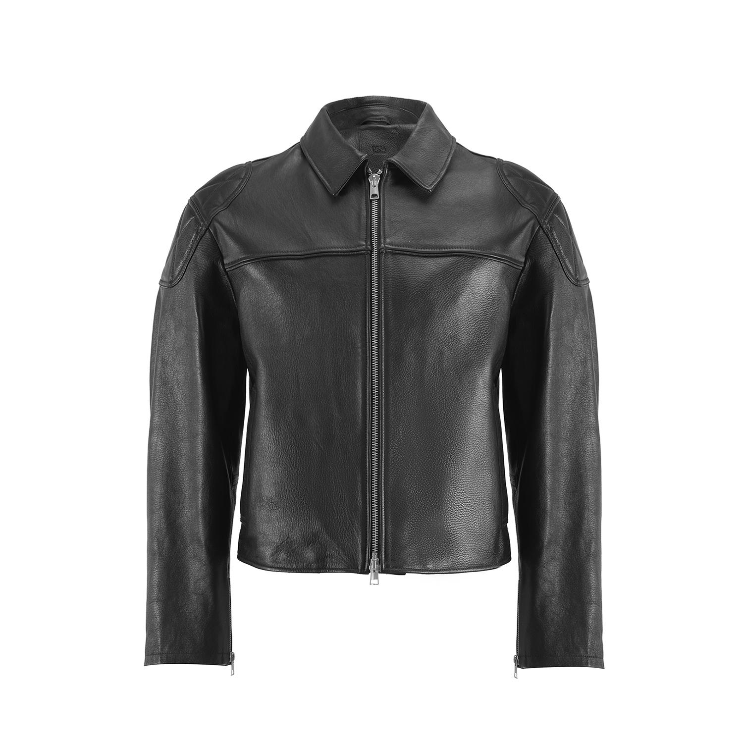 Delera Siyah Erkek Deri Ceket