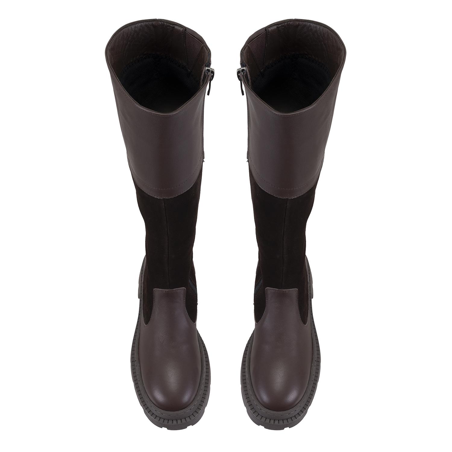 Kadın Kahve Deri Çizme