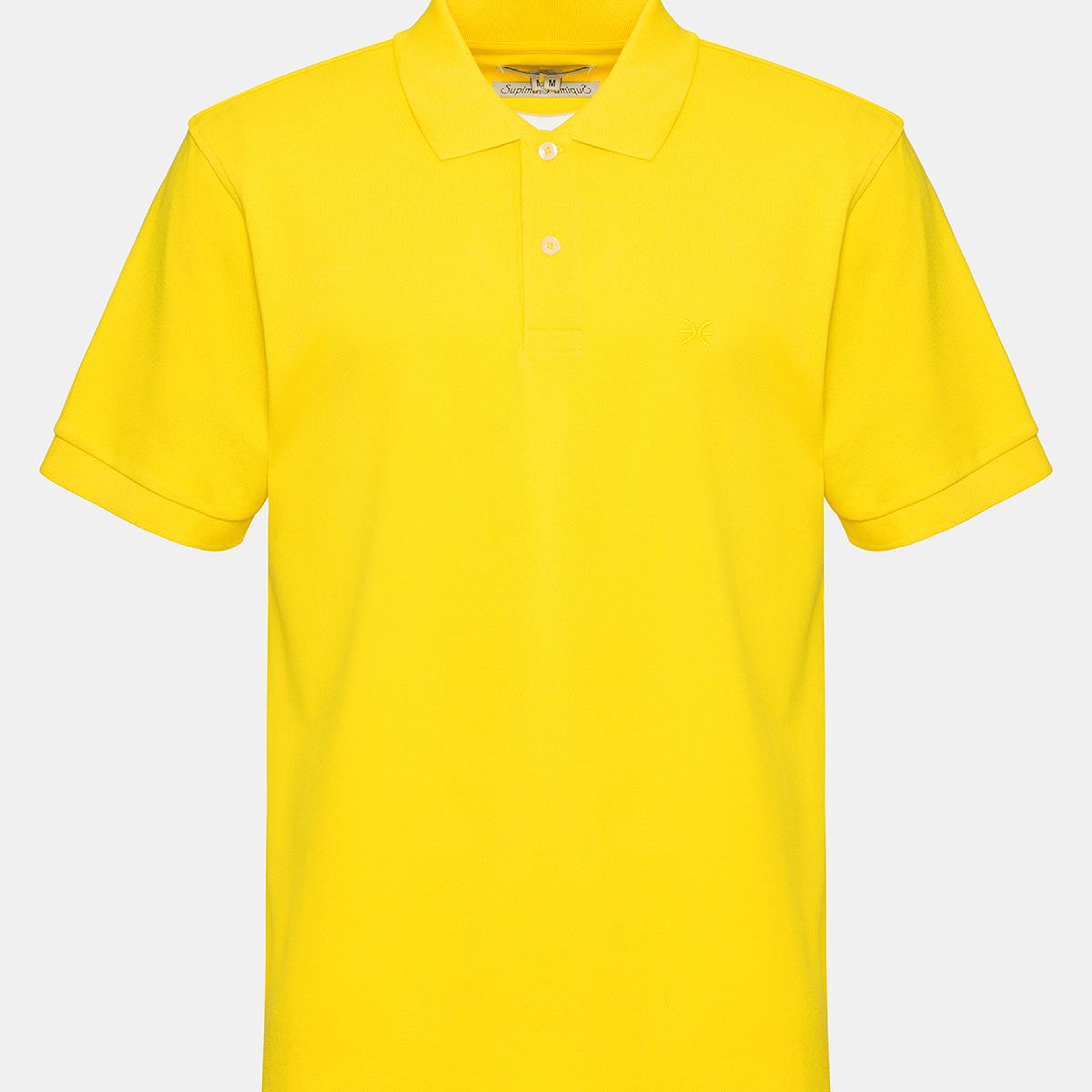 Erkek Sarı Kısa Kollu Polo Yaka T-Shirt