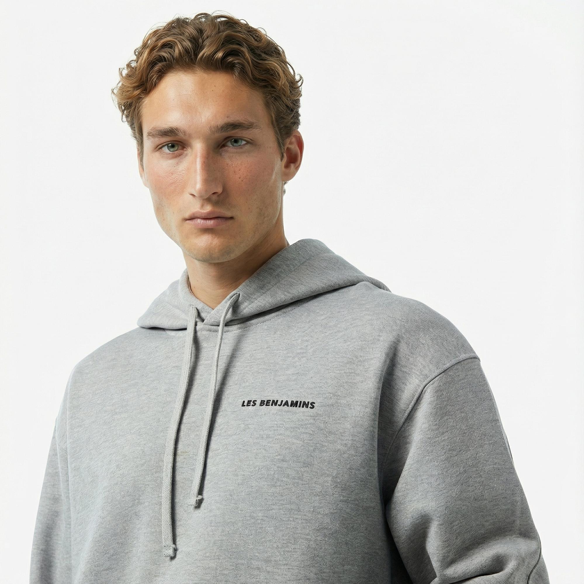 Les Benjamins Erkek Gri Sweatshirt