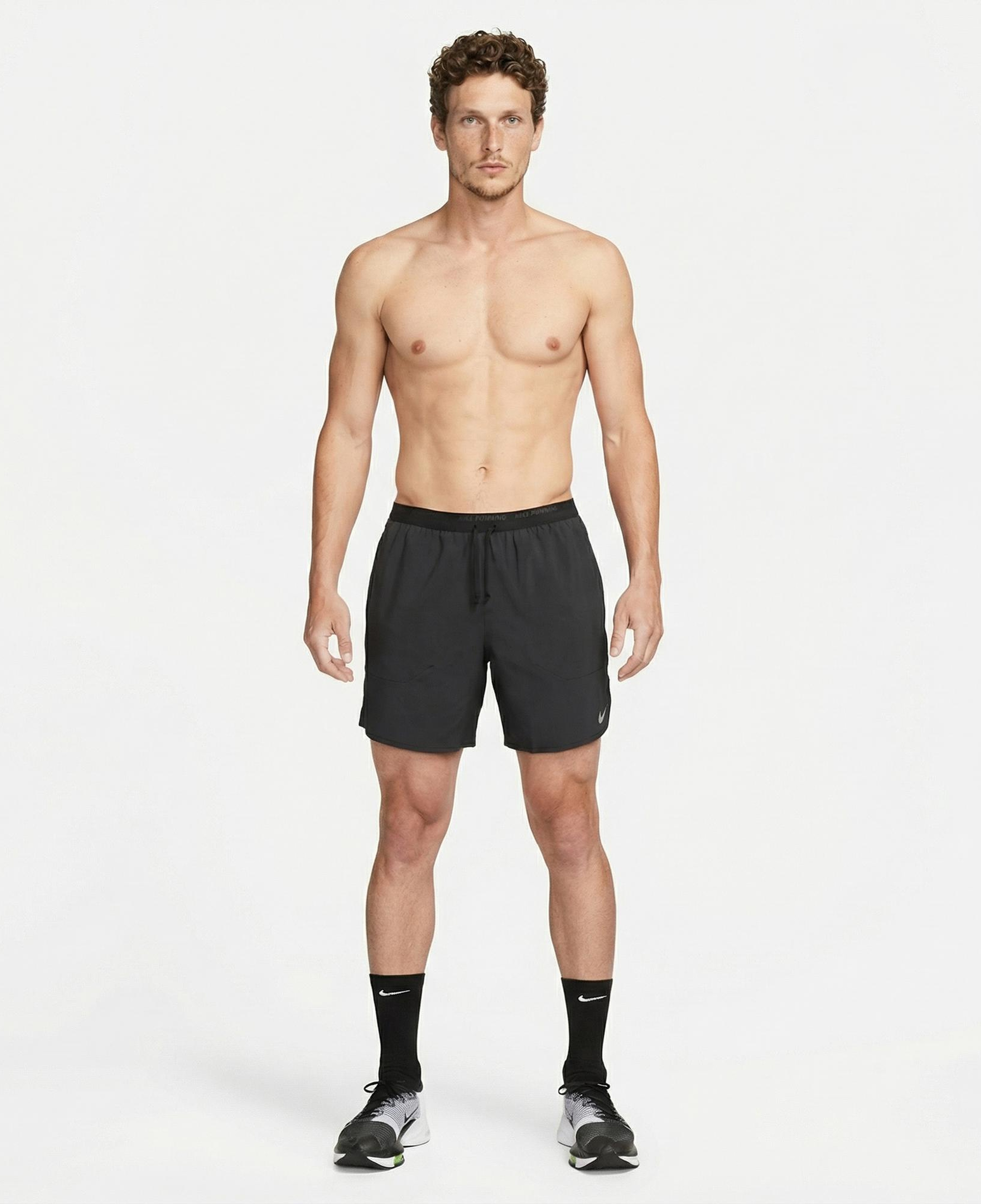 Nike Dri-Fit Stride 7 İnç Bf Erkek Siyah Şort