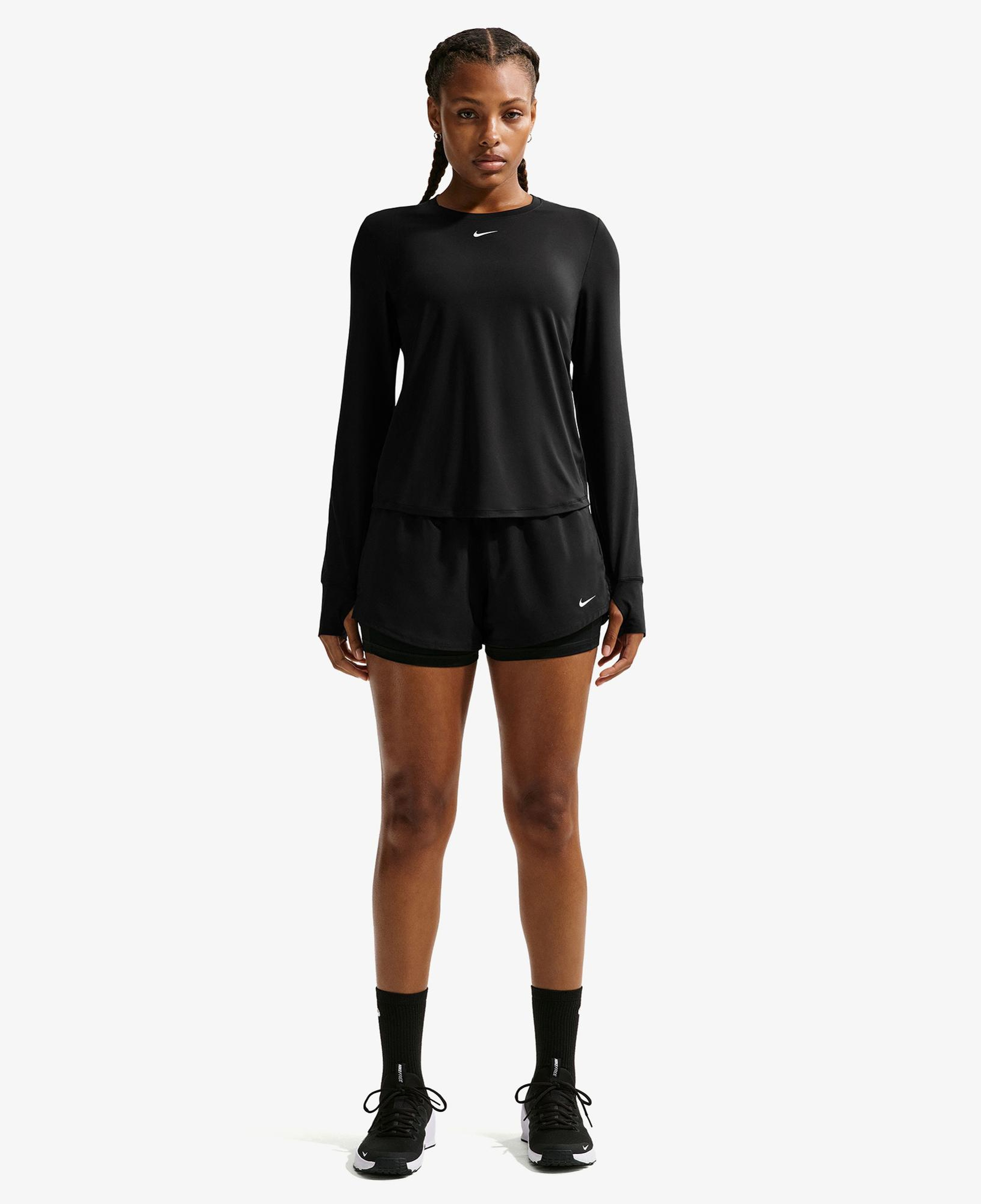 Nike Dri-Fit One 8 cm Kadın Siyah Şort