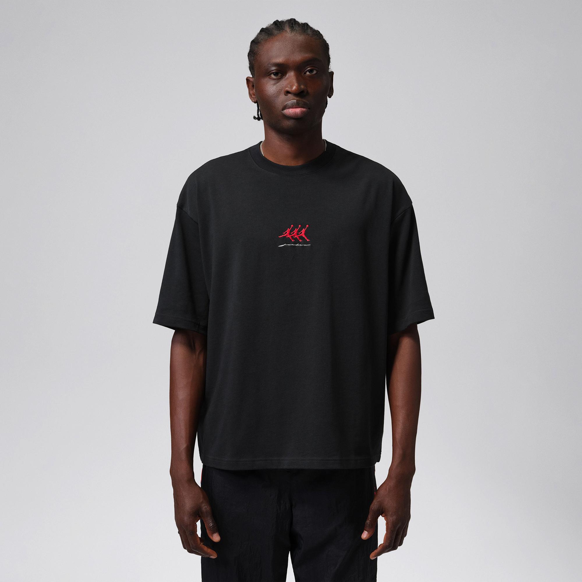 Jordan Flight Crew Erkek Siyah T-Shirt