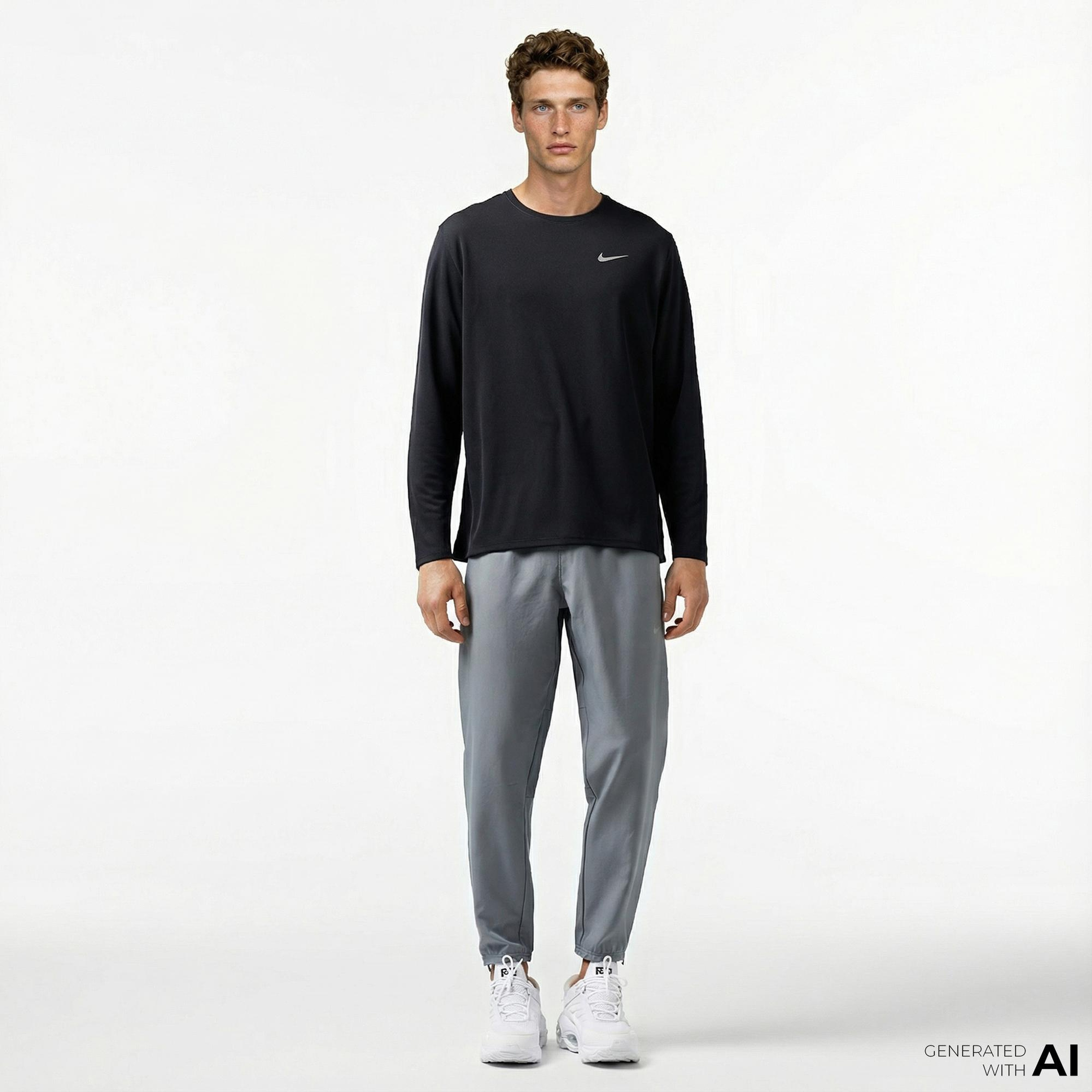 Nike Dri-Fit Challenger Woven Erkek Gri Eşofman Altı