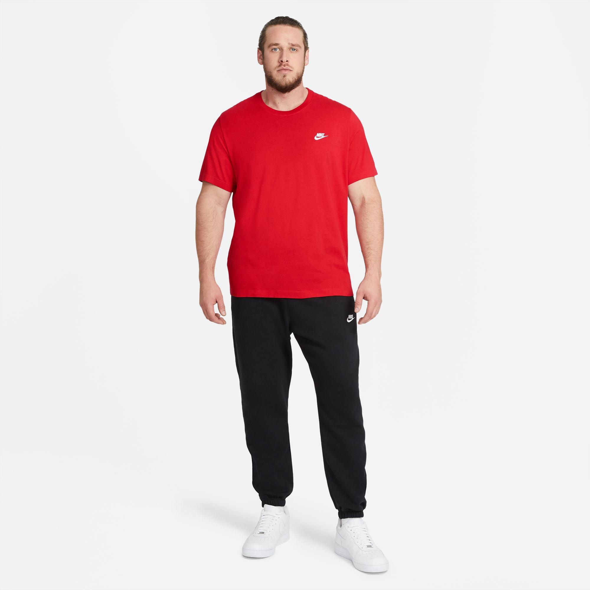 Nike Nsw Club Erkek Kırmızı T-Shirt