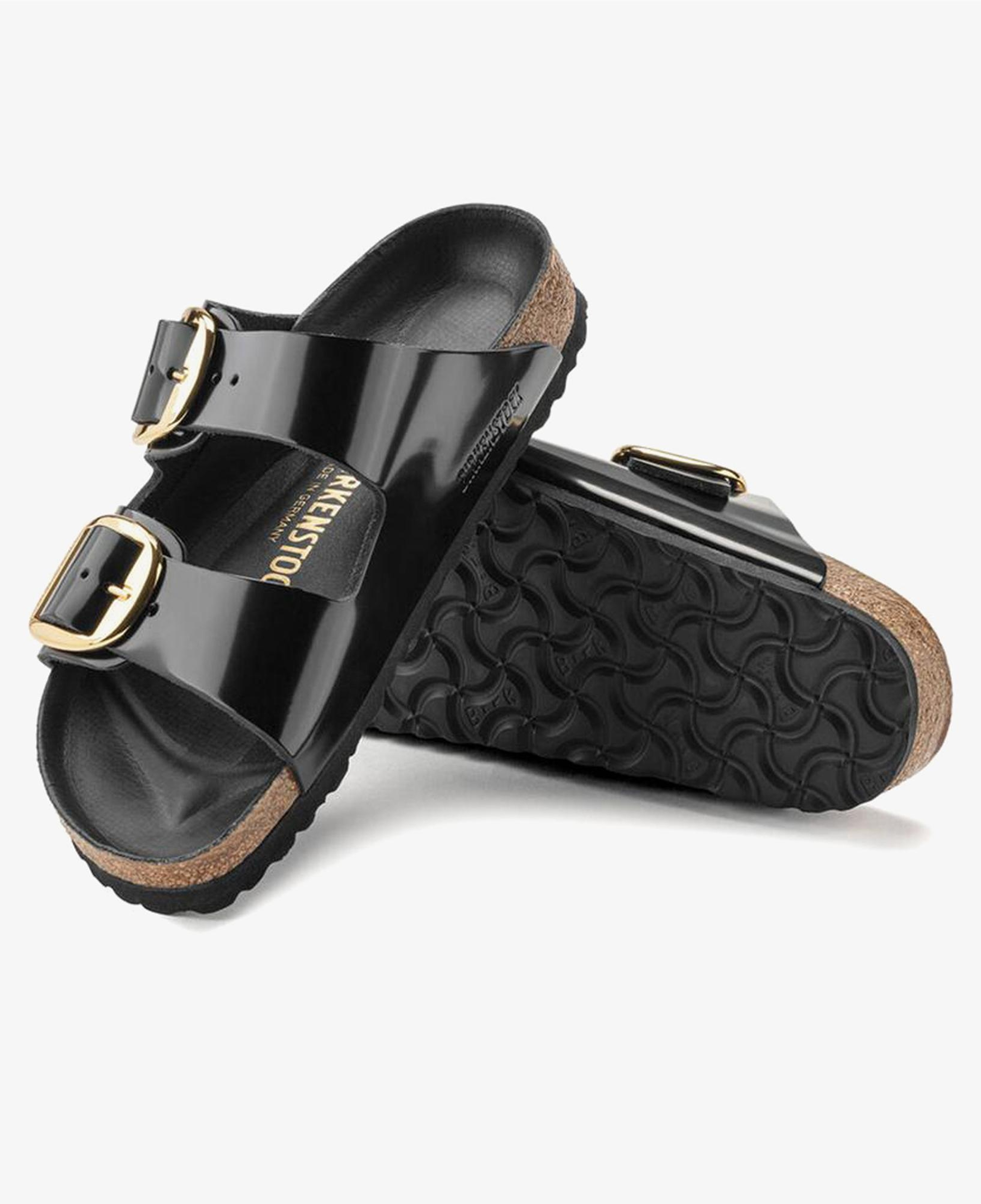 Birkenstock Arizona Big Buckle Nl High Shine Kadın Siyah Terlik