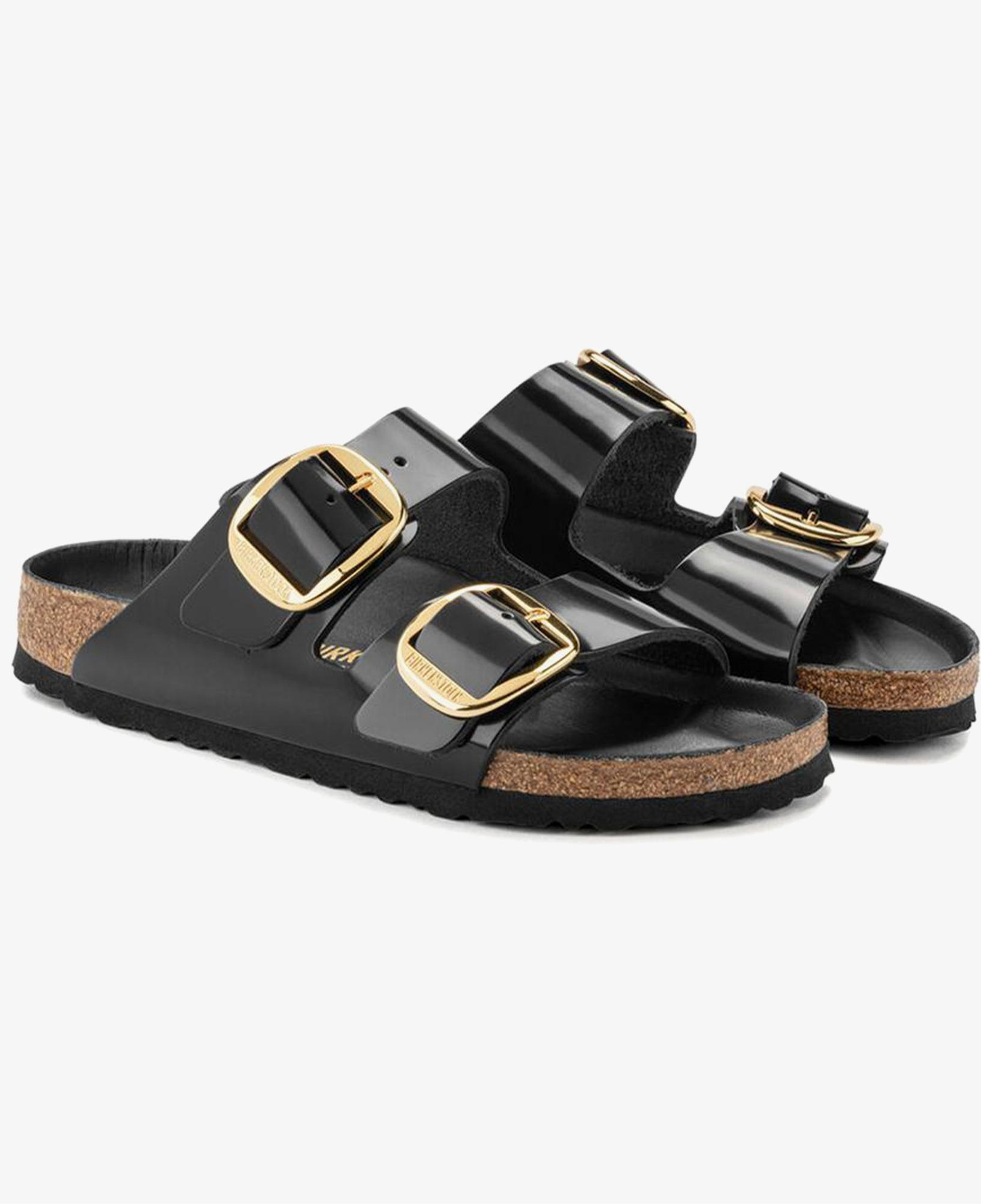 Birkenstock Arizona Big Buckle Nl High Shine Kadın Siyah Terlik