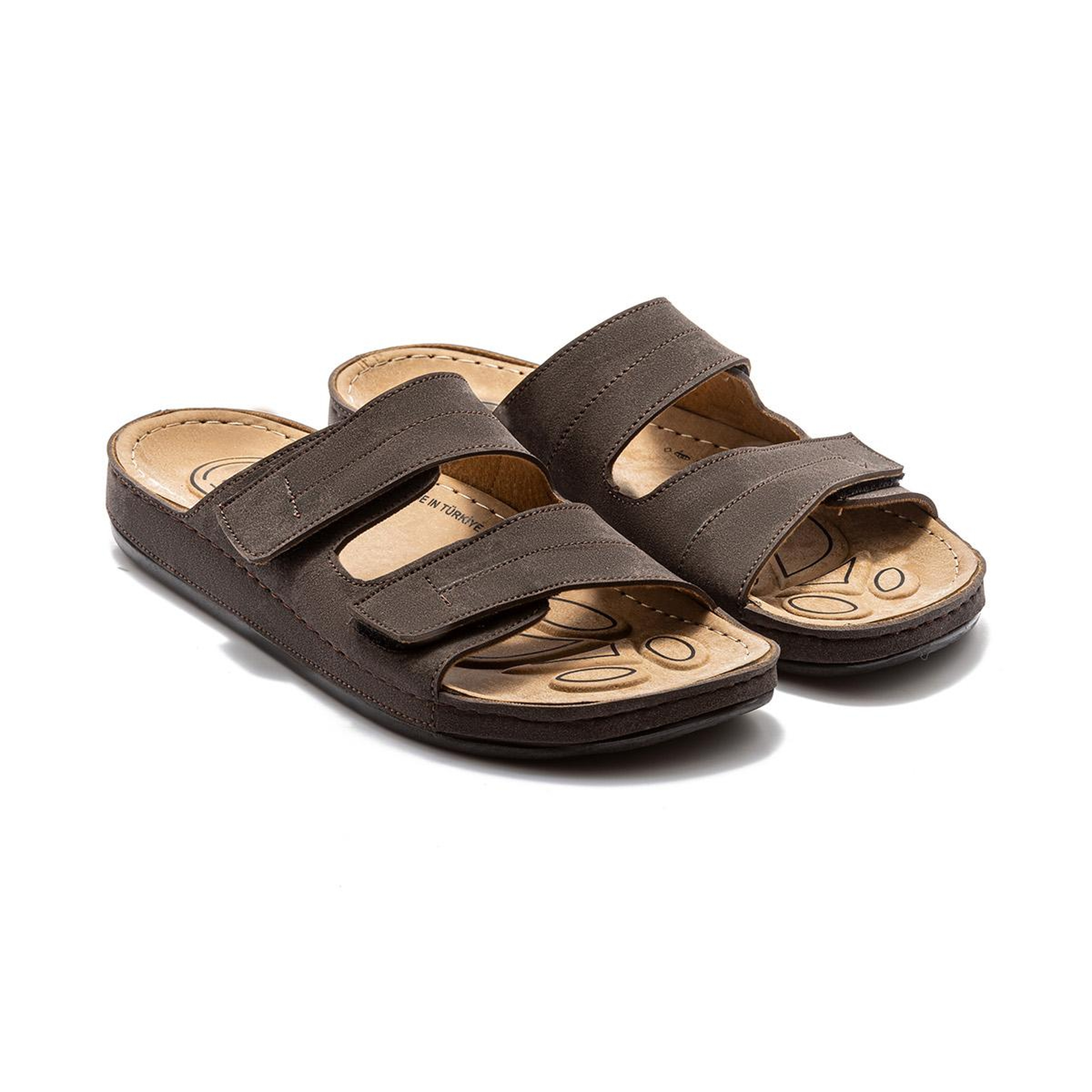 Sara Erkek Terlik Kahverengi 41/45