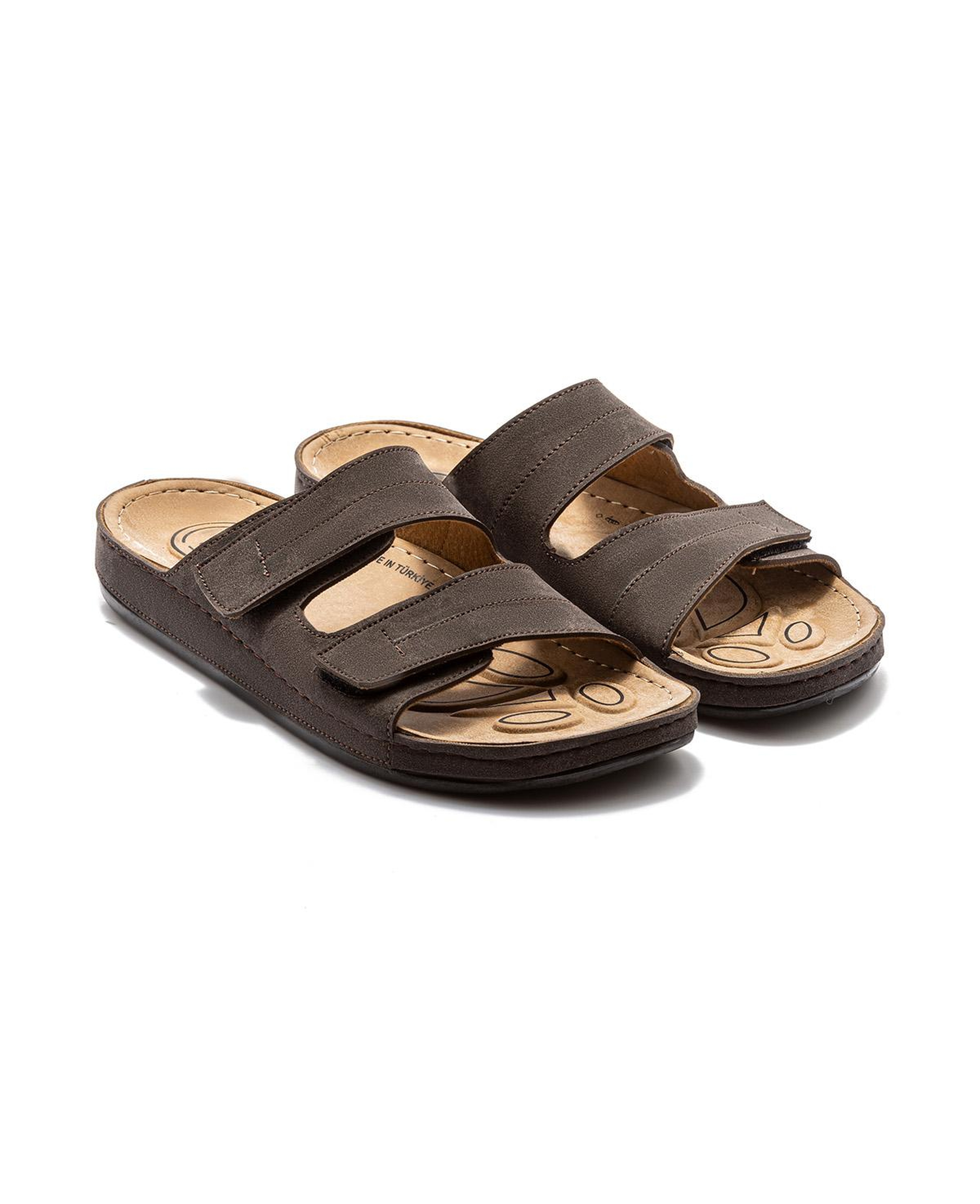 Sara Erkek Terlik Kahverengi 41/45