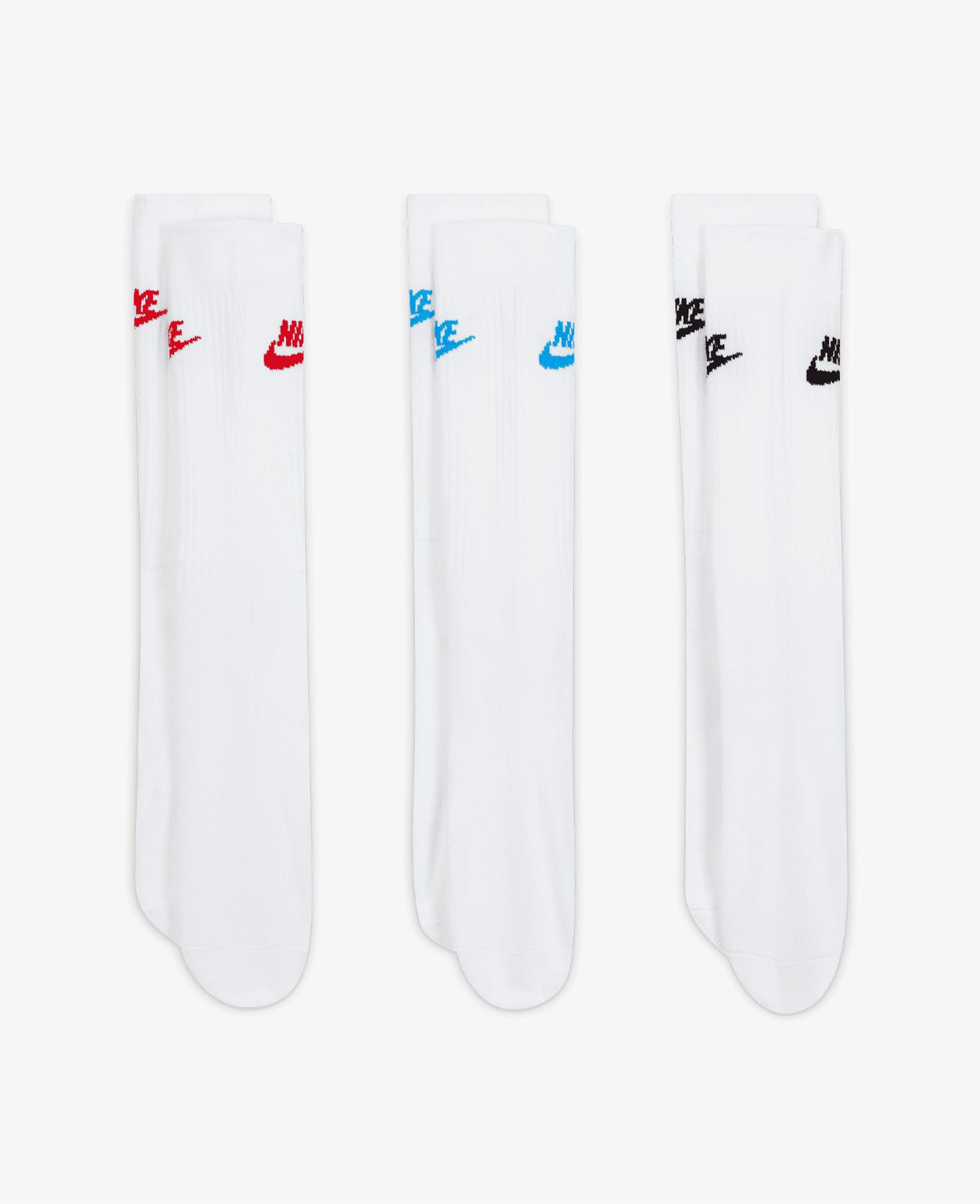 Nike Sportswear Everyday Essential Cr Unisex Renkli 3'lü Çorap