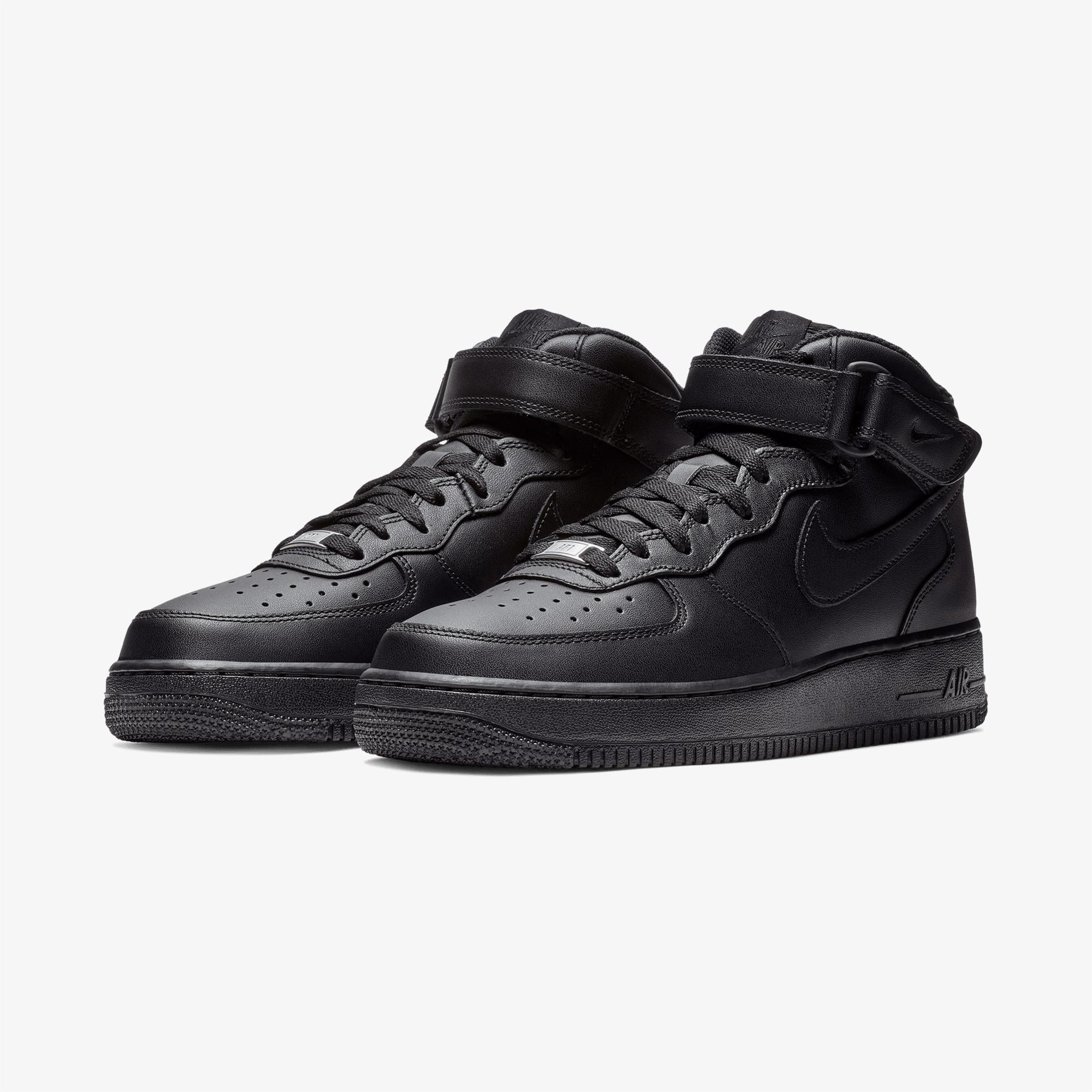 Nike Air Force 1 Mid '07 Erkek Siyah Spor Ayakkabı