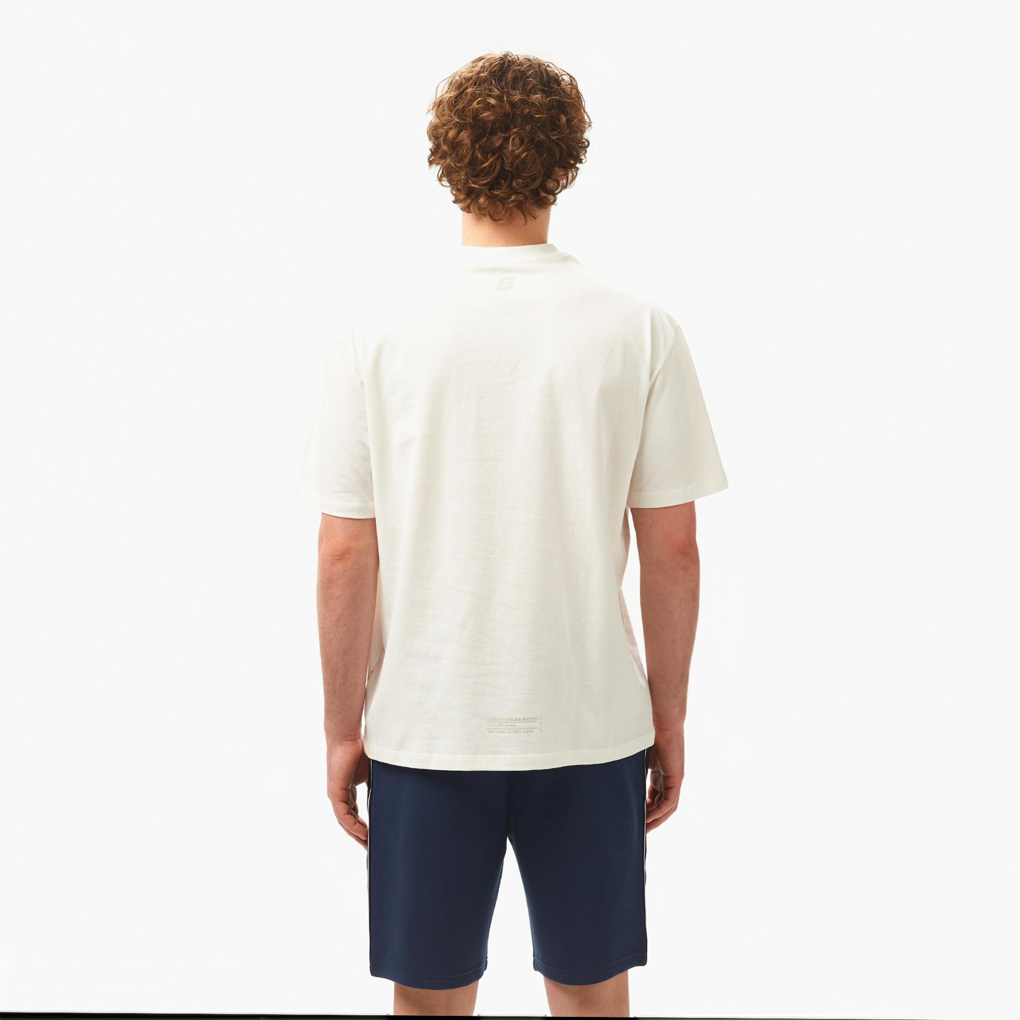 Guess Azha Erkek Beyaz T-Shirt