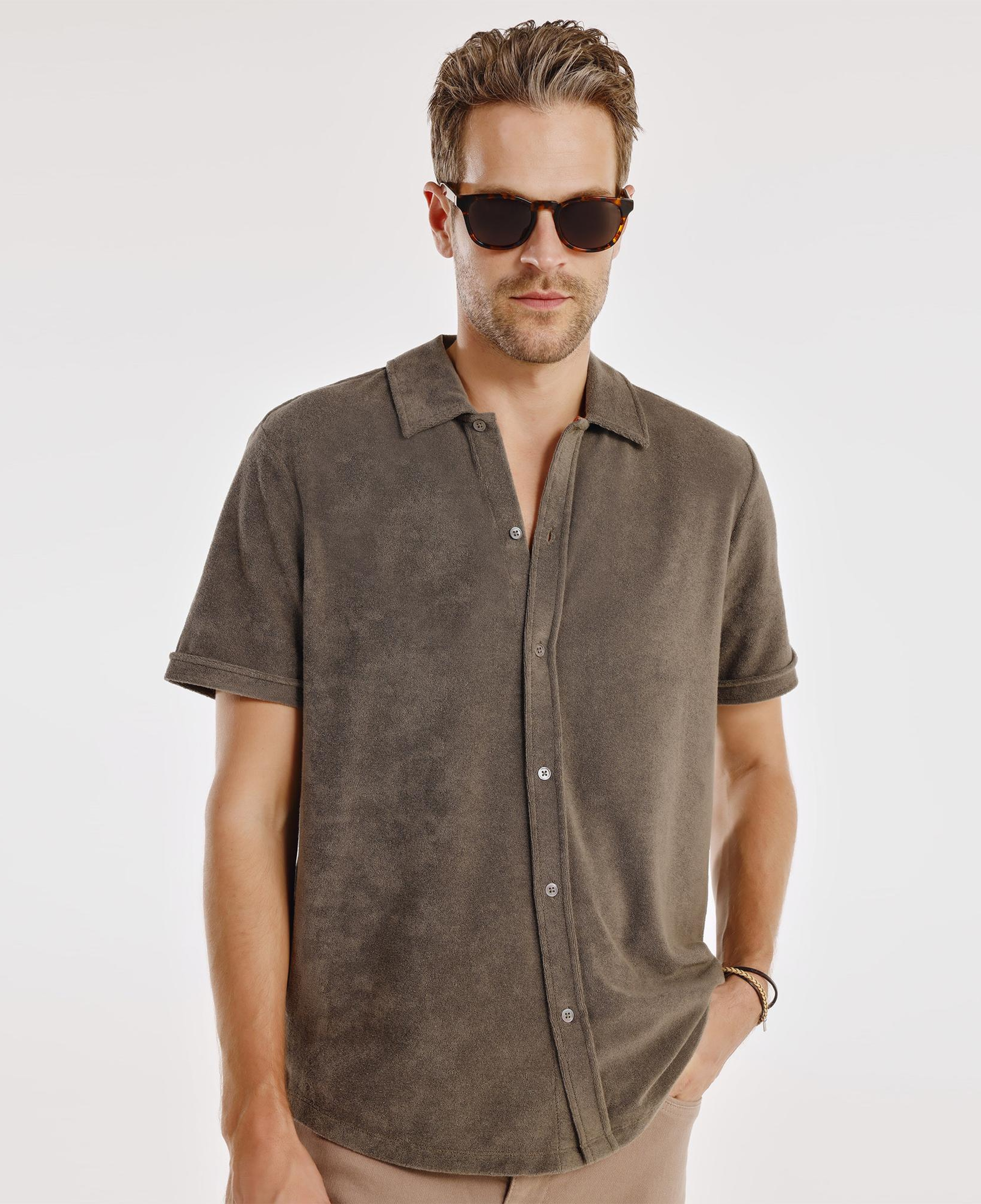 YARGICI Kısa Kol Düğmeli Gömlek