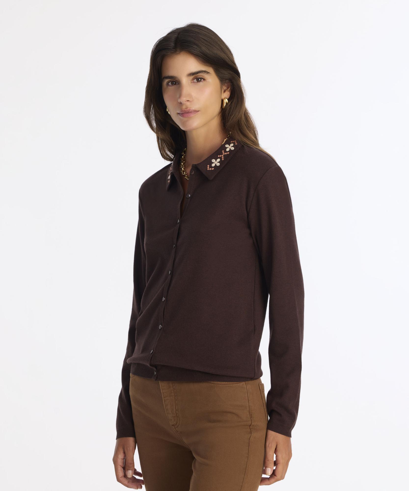 YARGICI Regular Gömlek Yaka Uzun Kol Hırka