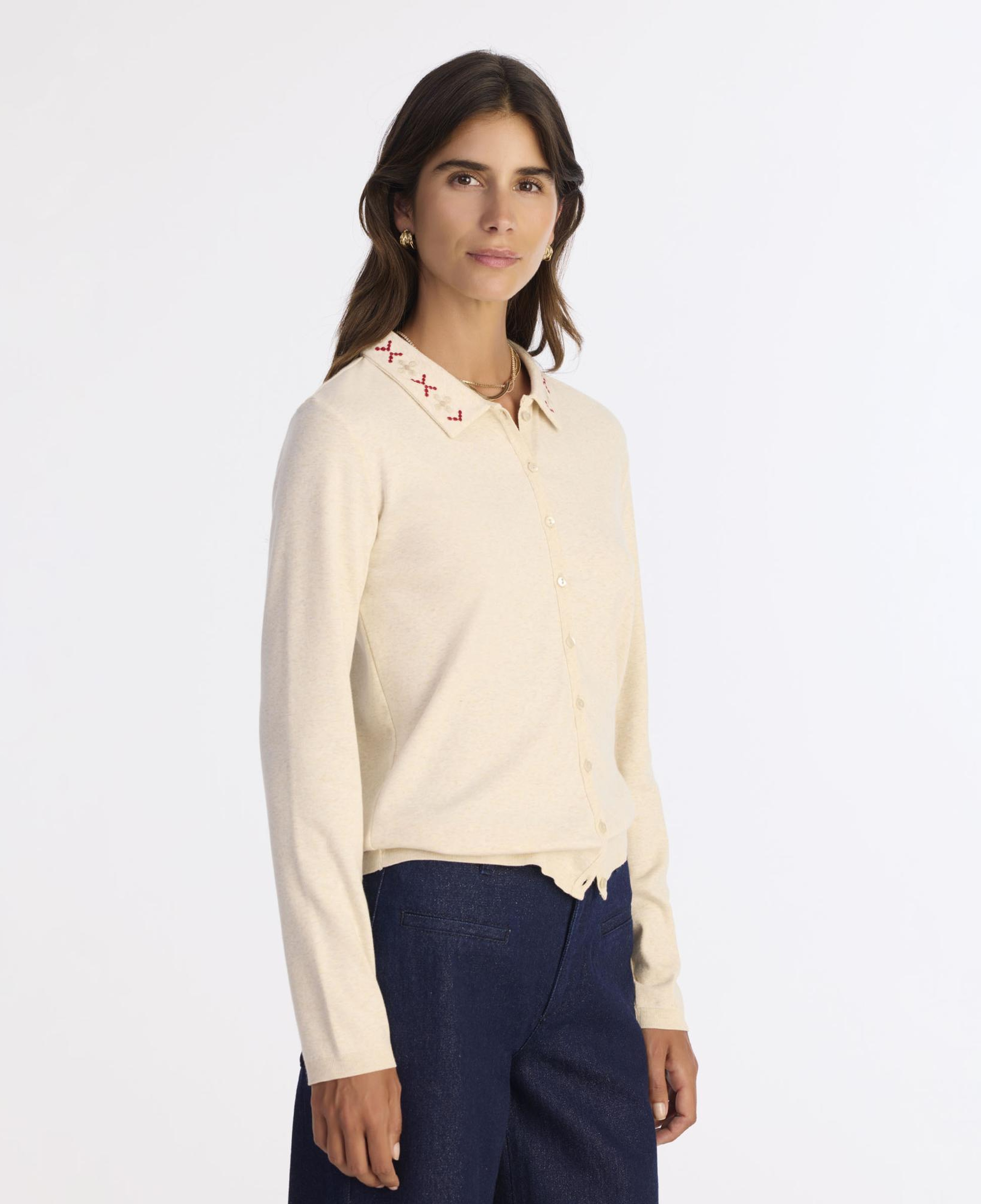 YARGICI Regular Gömlek Yaka Uzun Kol Hırka