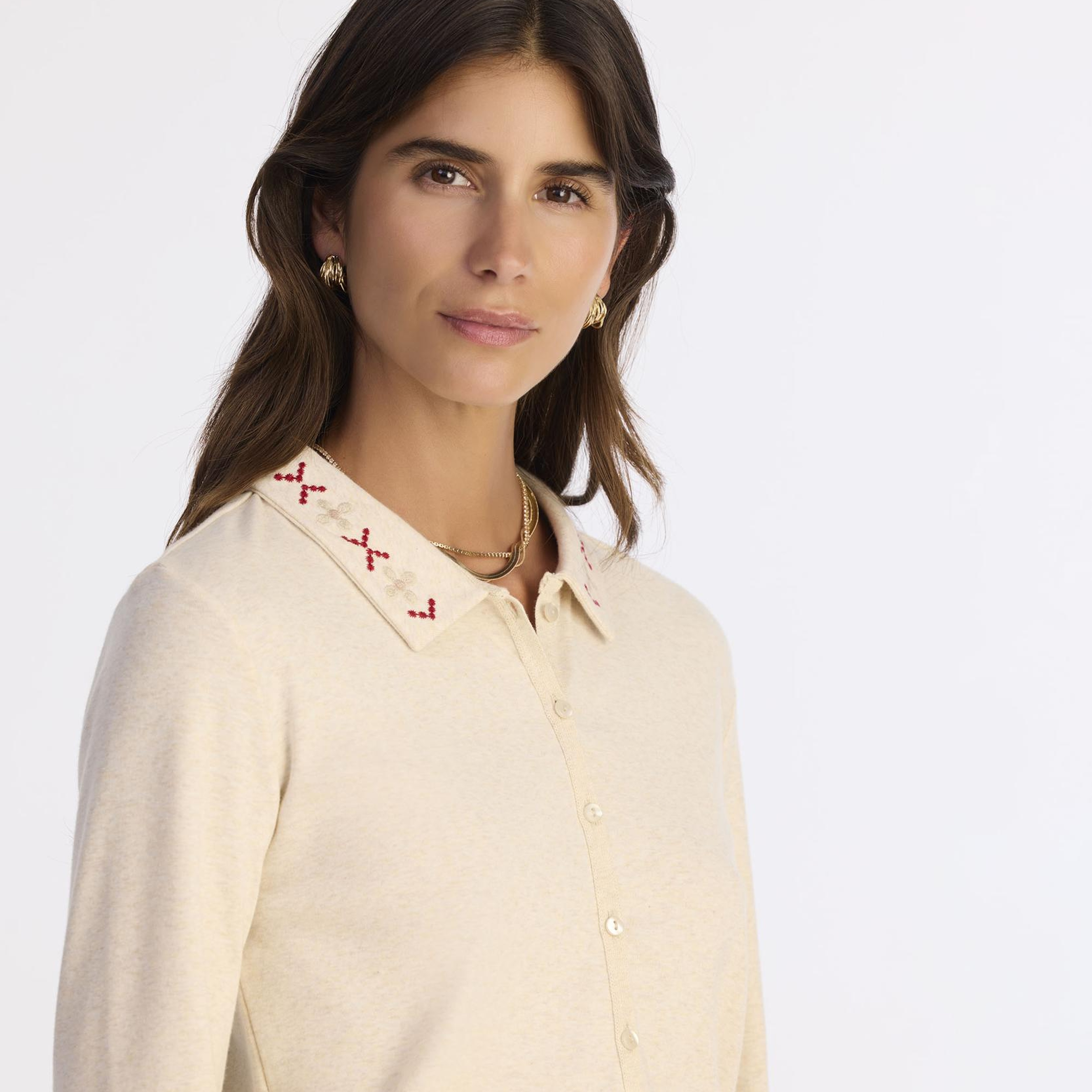 YARGICI Regular Gömlek Yaka Uzun Kol Hırka