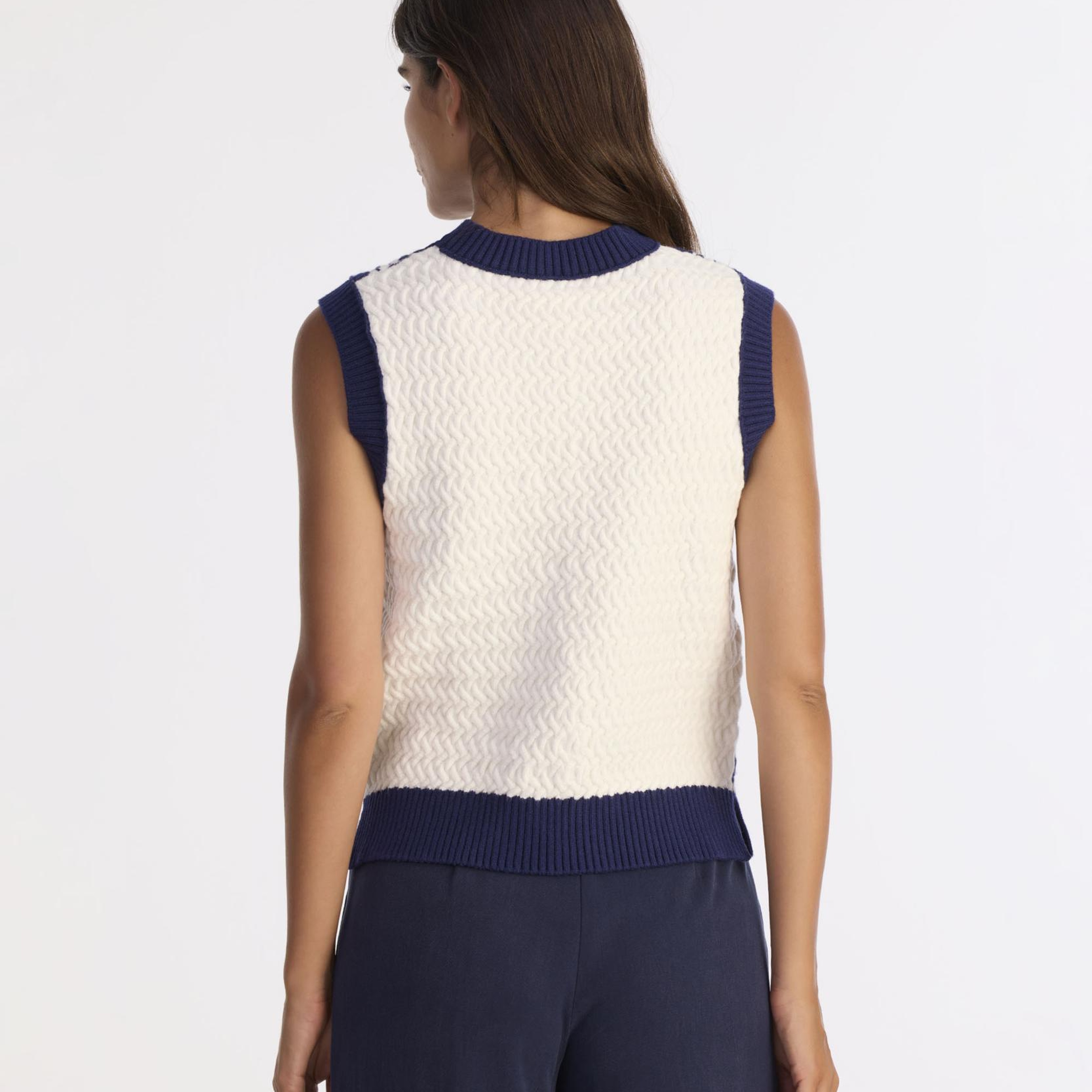 YARGICI Regular Bisiklet Yaka Kolsuz Kazak