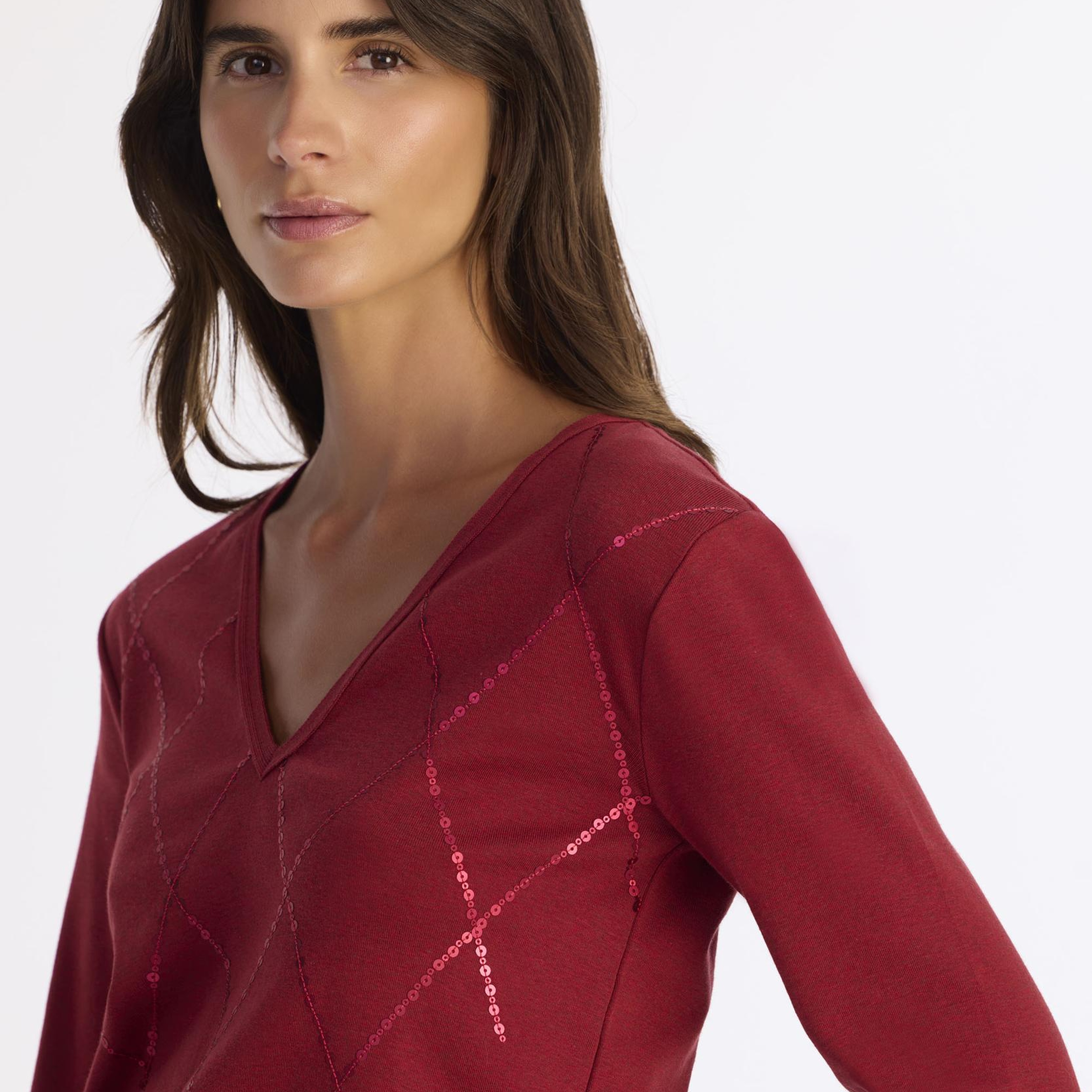 YARGICI Regular V Yaka Uzun Kol Kazak