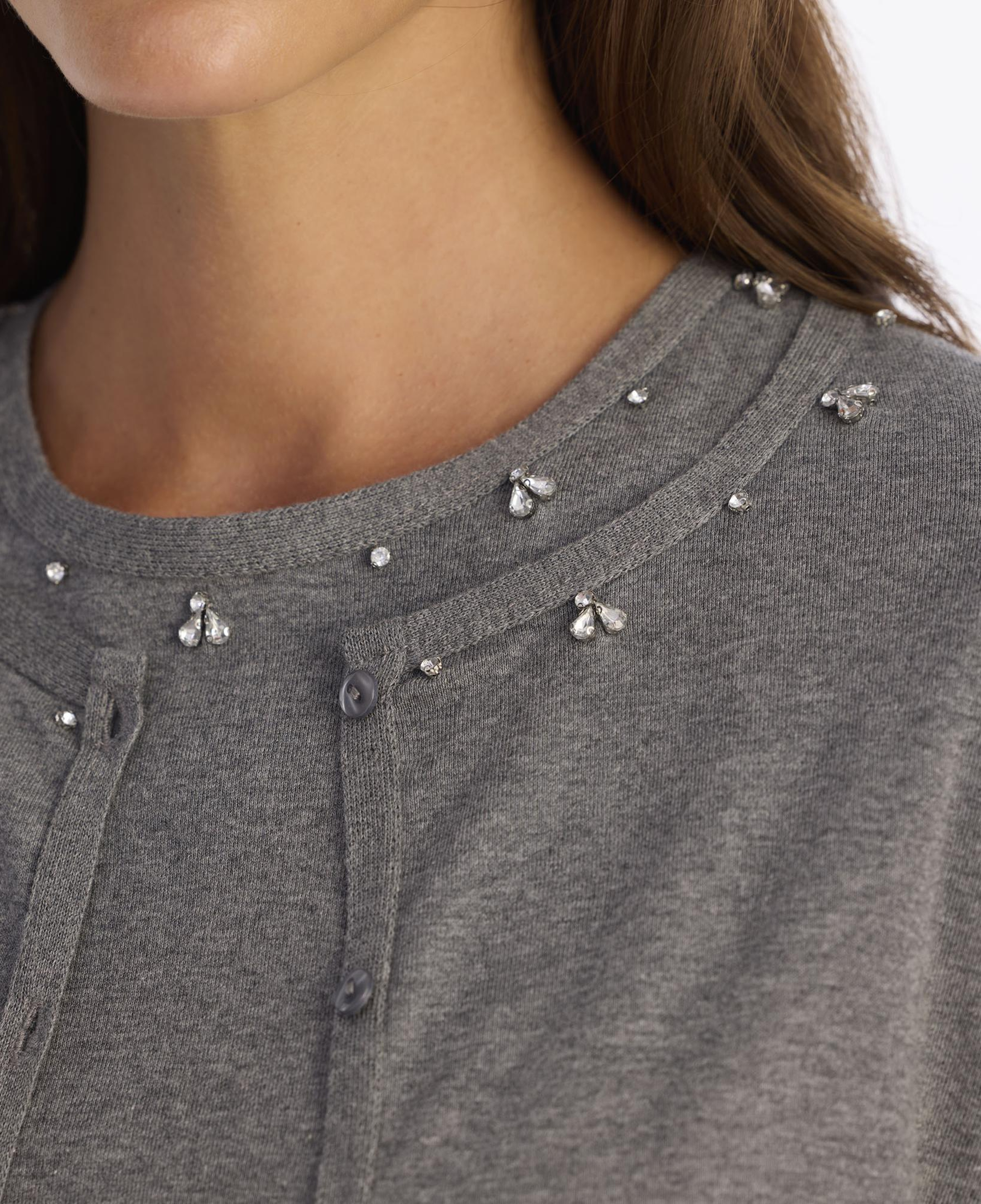 YARGICI Regular Bisiklet Yaka Uzun Kol Hırka