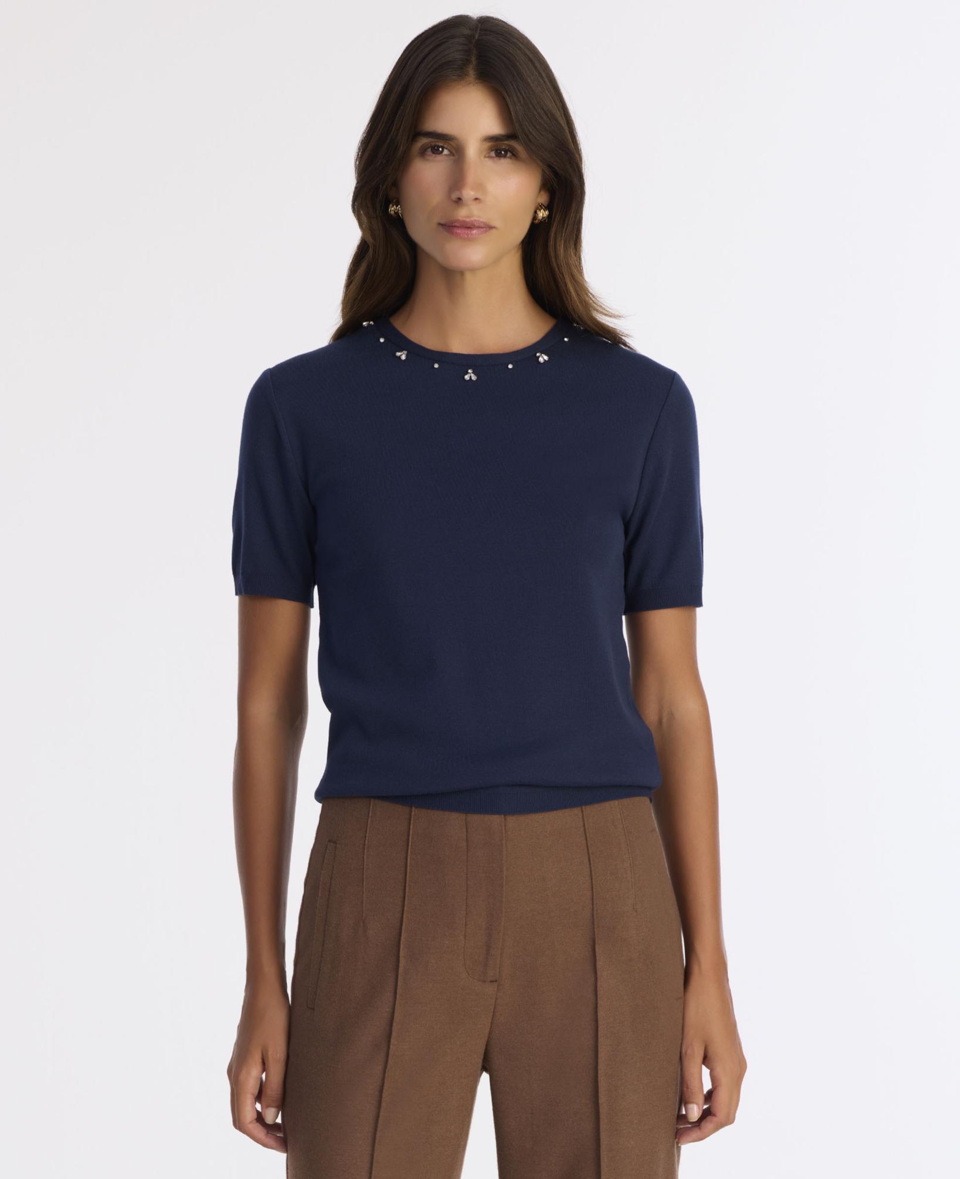 YARGICI Regular Bisiklet Yaka Kısa Kol Kazak