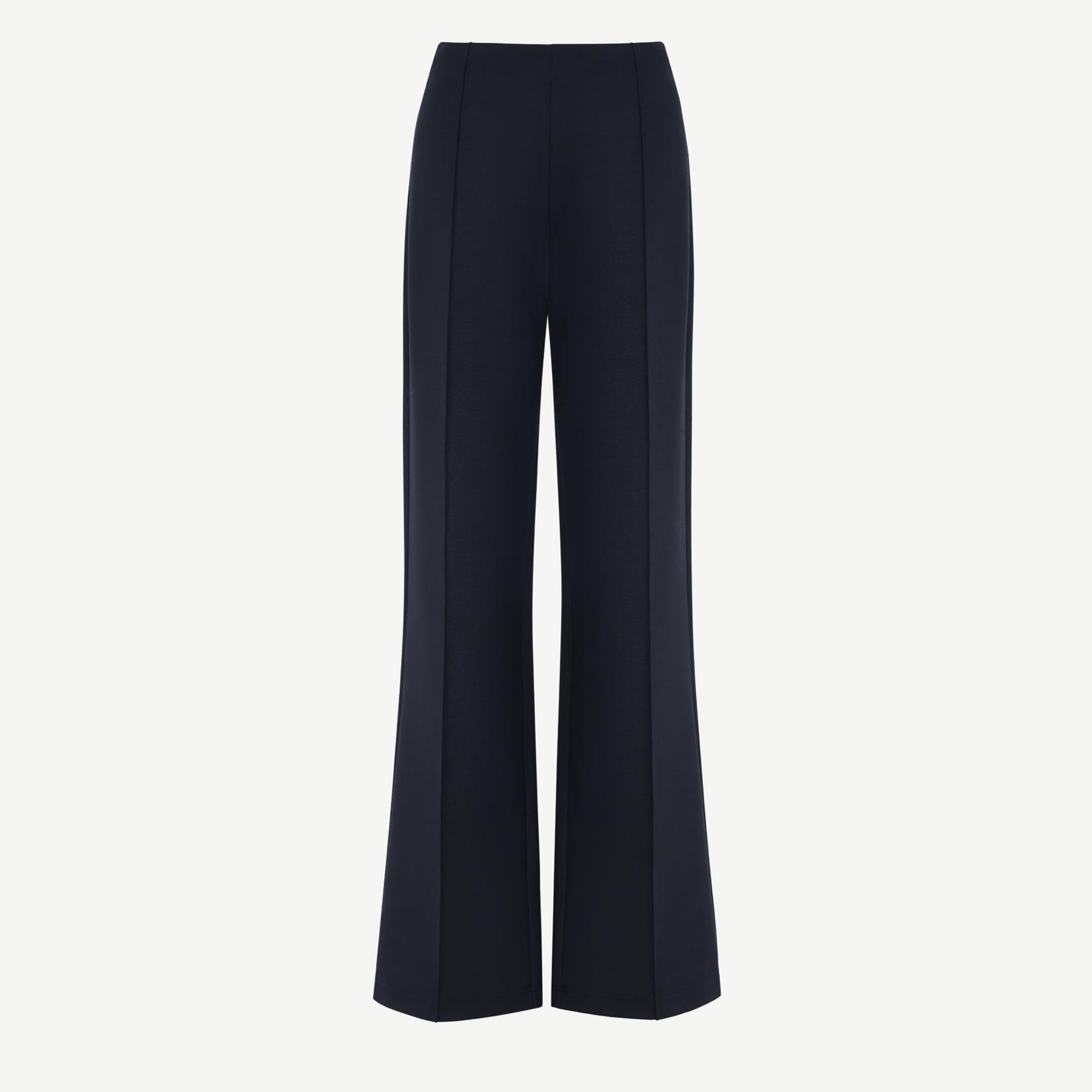 YARGICI Nervürlü Düz Kalıp Pantolon