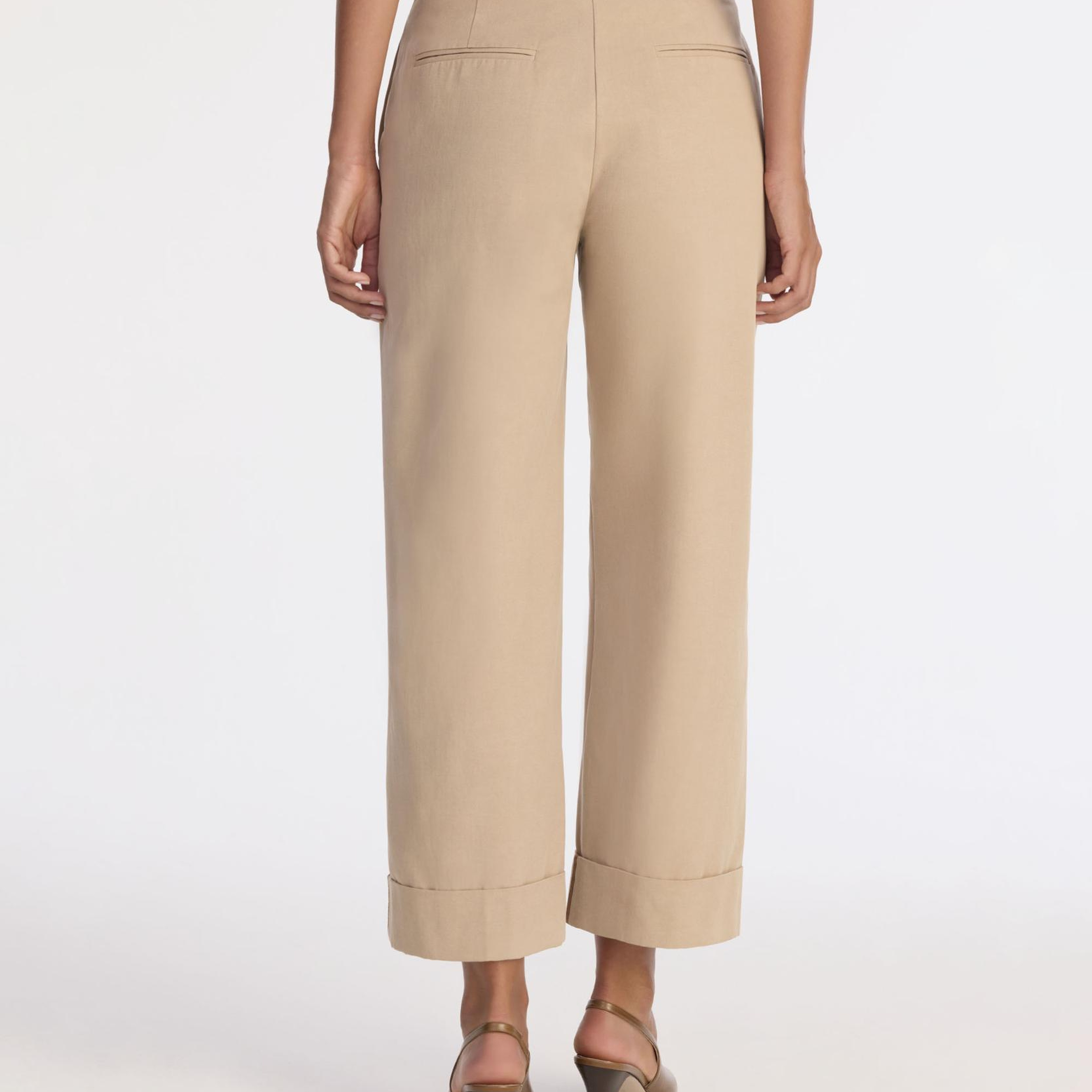 YARGICI Düz Yüksek Bel Pantolon