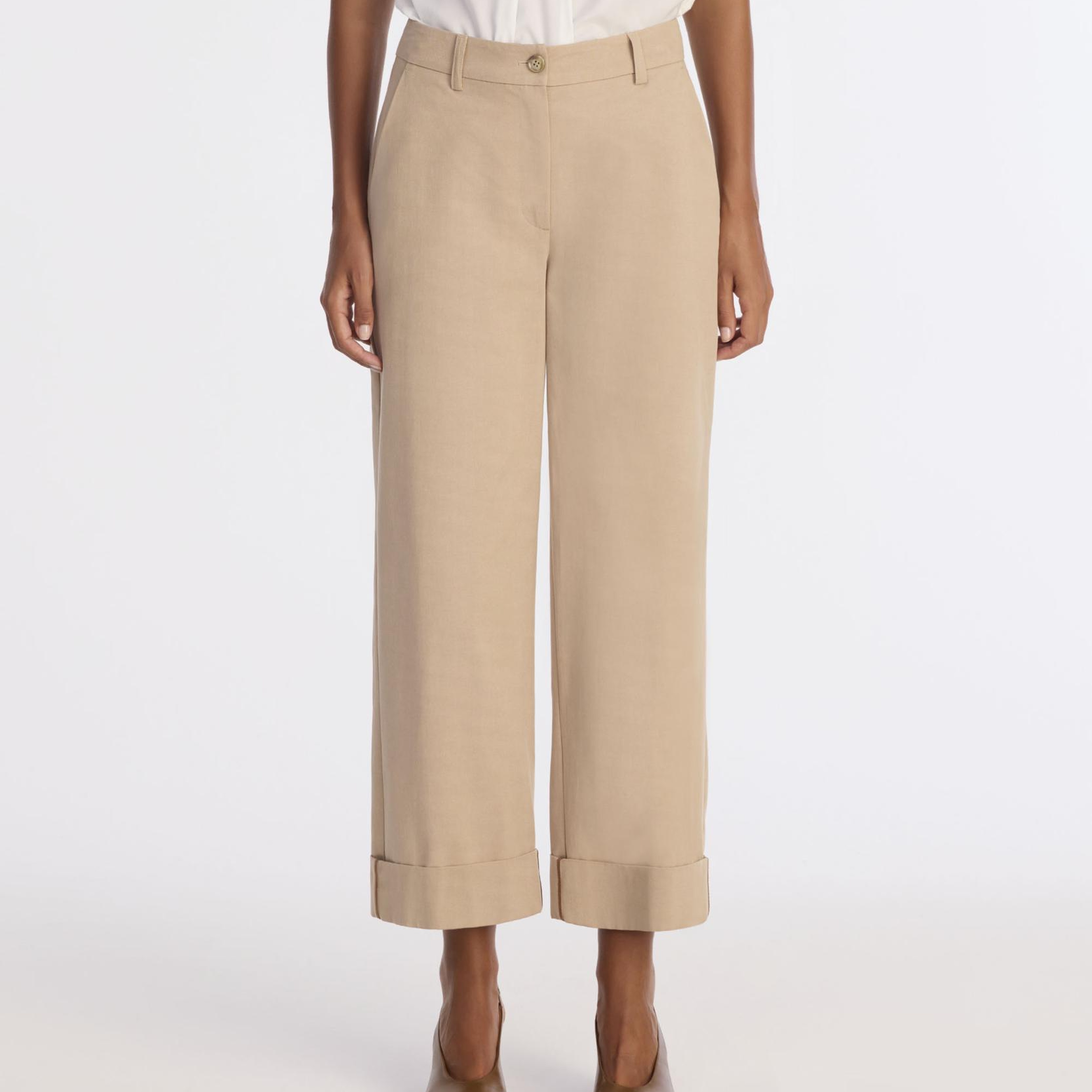 YARGICI Düz Yüksek Bel Pantolon