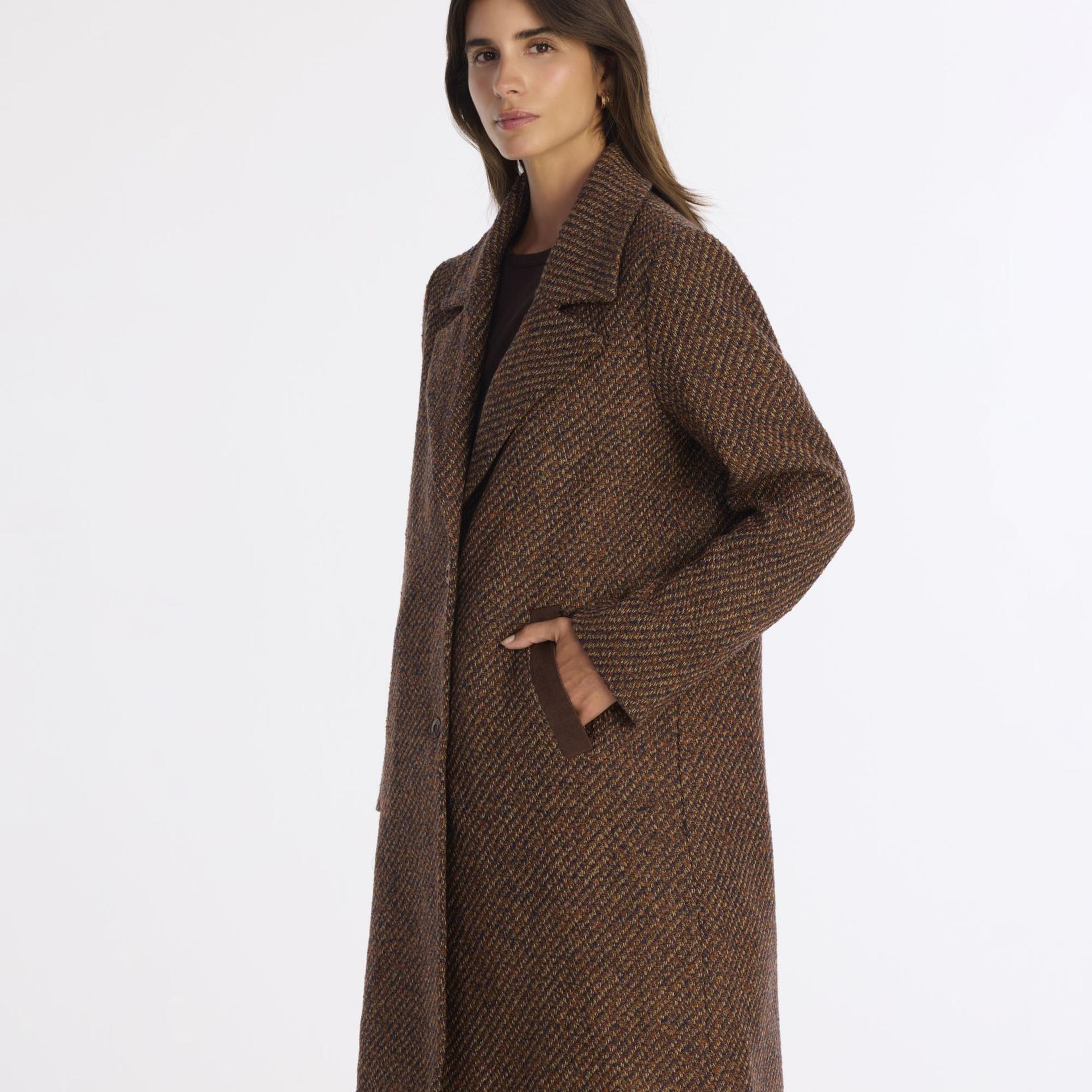 YARGICI Regular Ceket Yaka Uzun Kol Palto