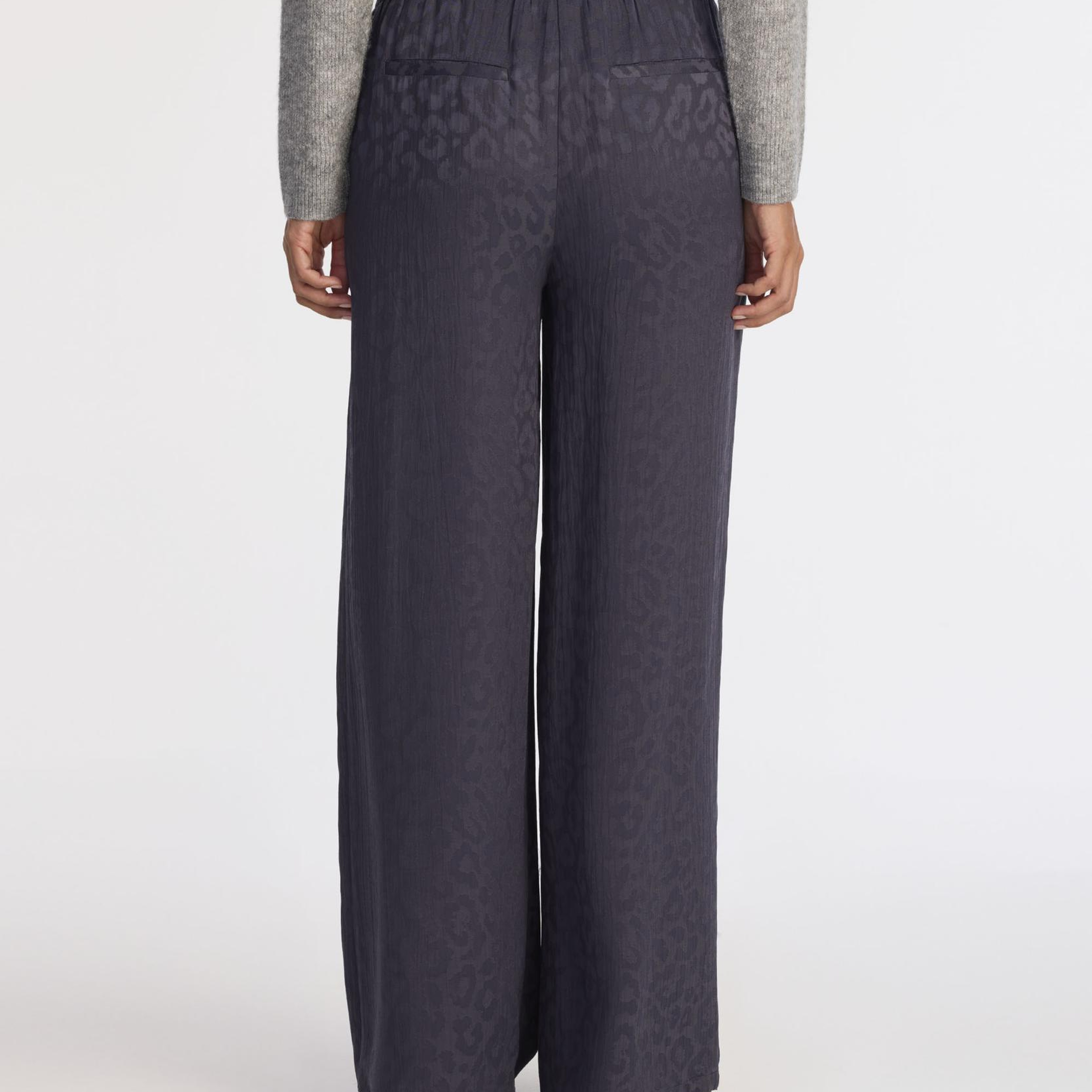 YARGICI Geniş Yüksek Bel Pantolon