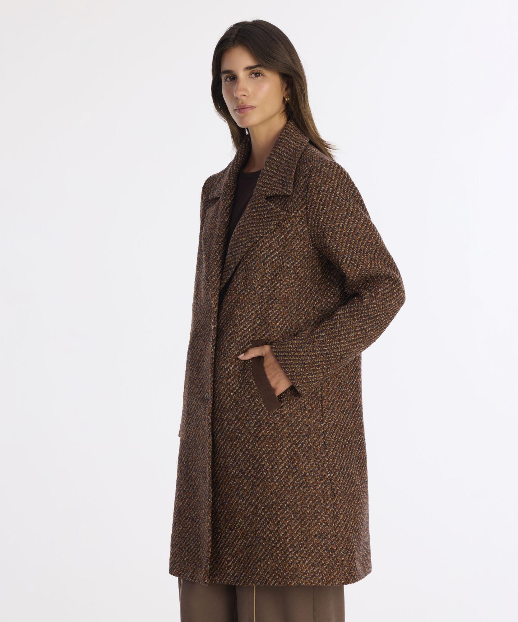 YARGICI Regular Ceket Yaka Uzun Kol Palto