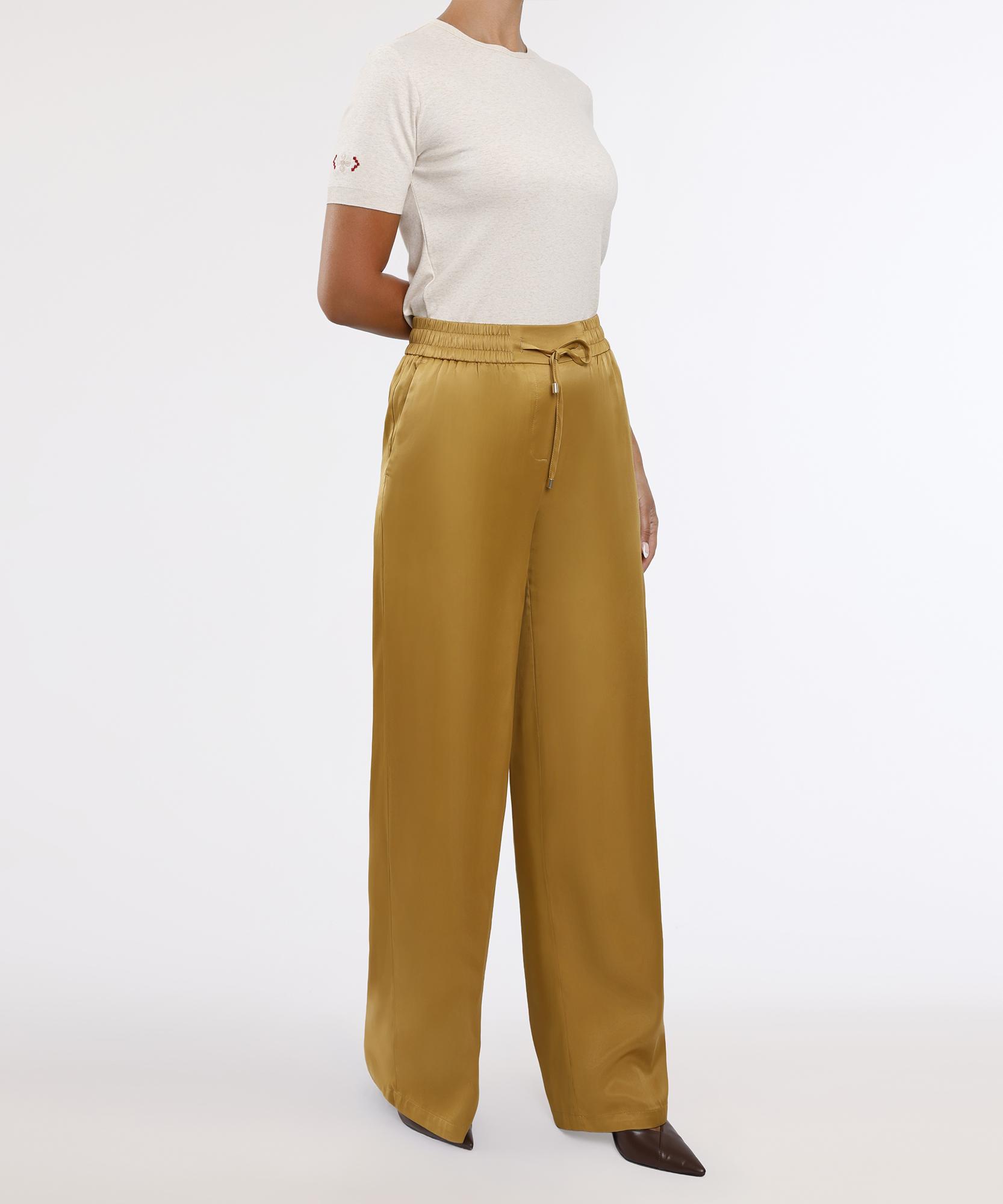 YARGICI Geniş Yüksek Bel Pantolon