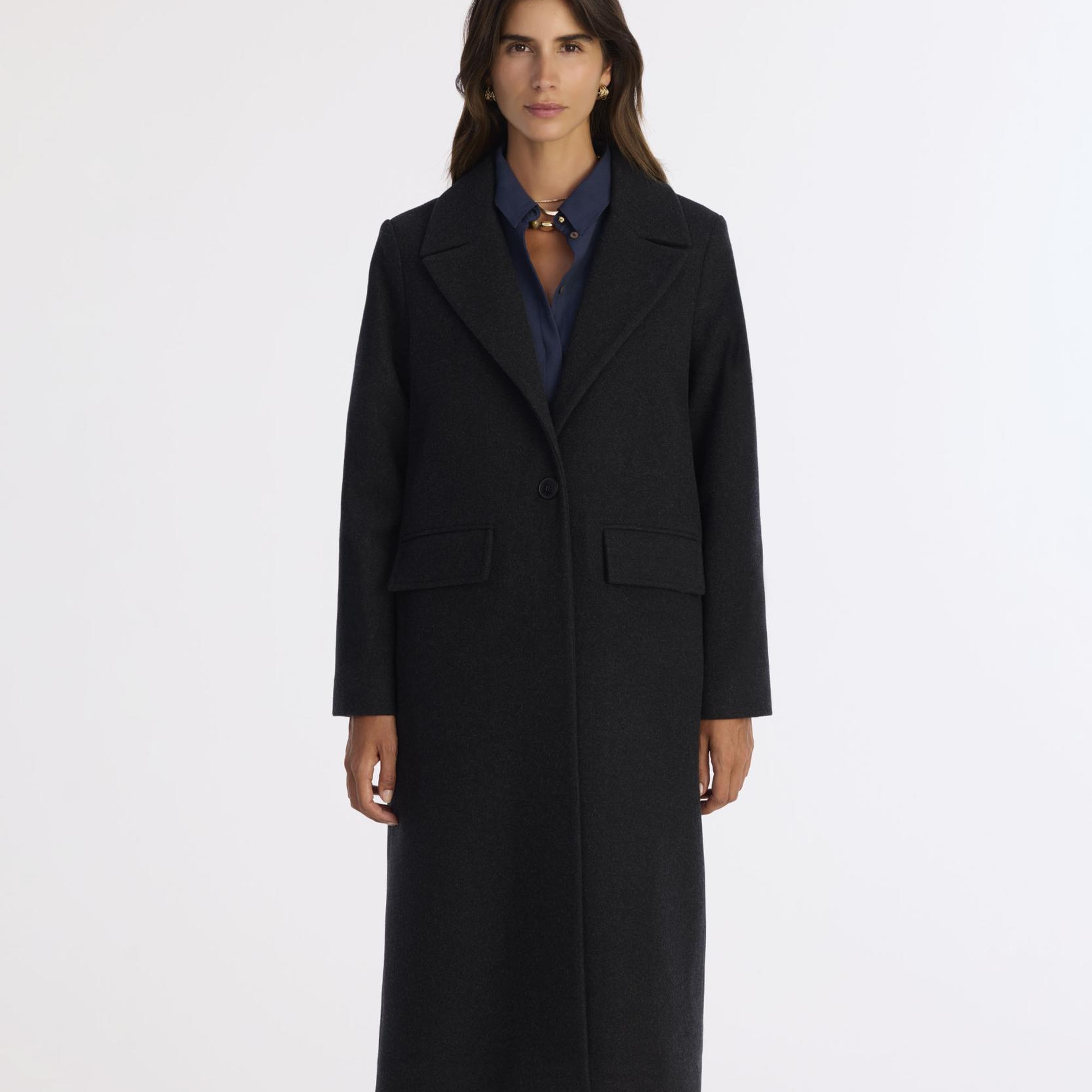 YARGICI Regular Ceket Yaka Uzun Kol Palto