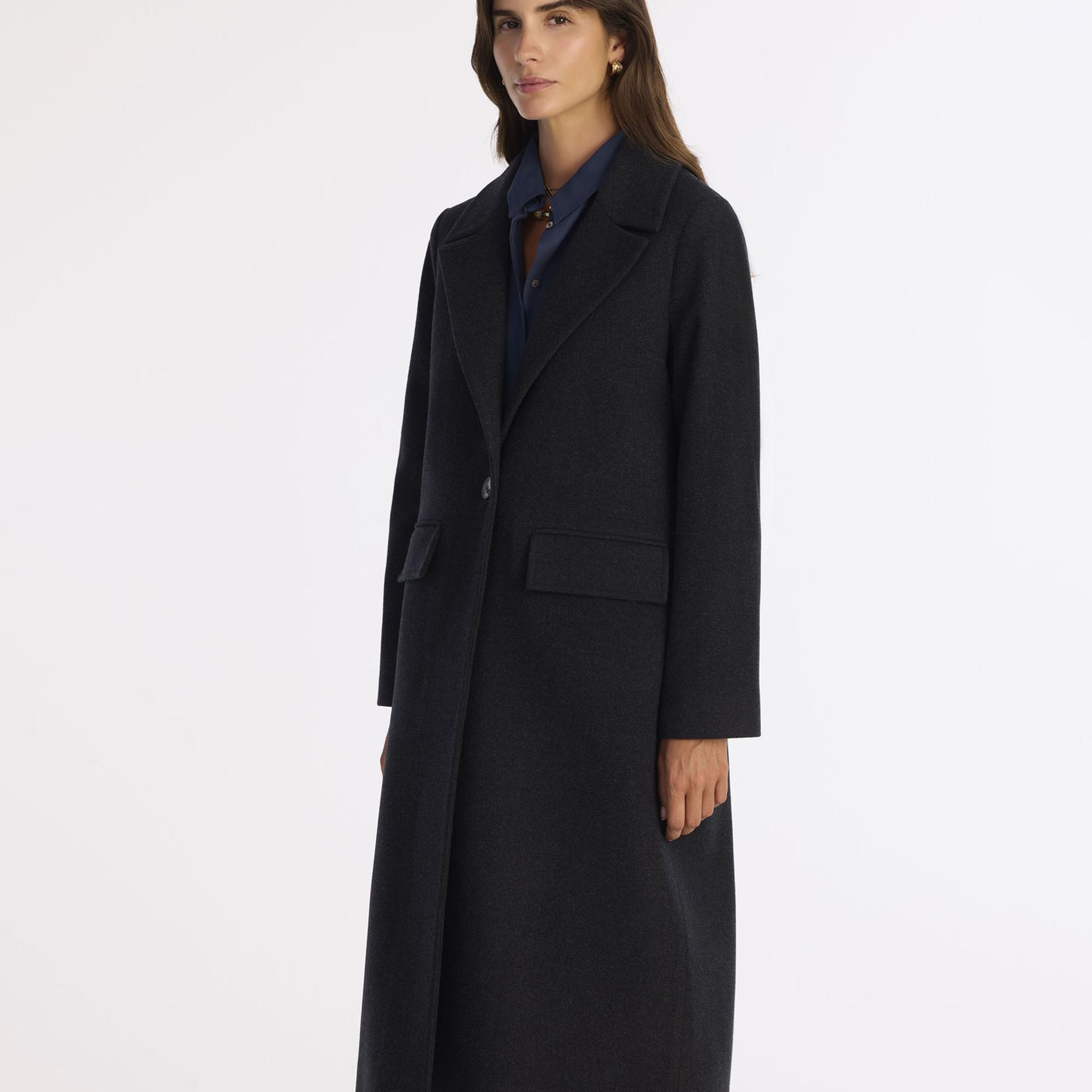 YARGICI Regular Ceket Yaka Uzun Kol Palto