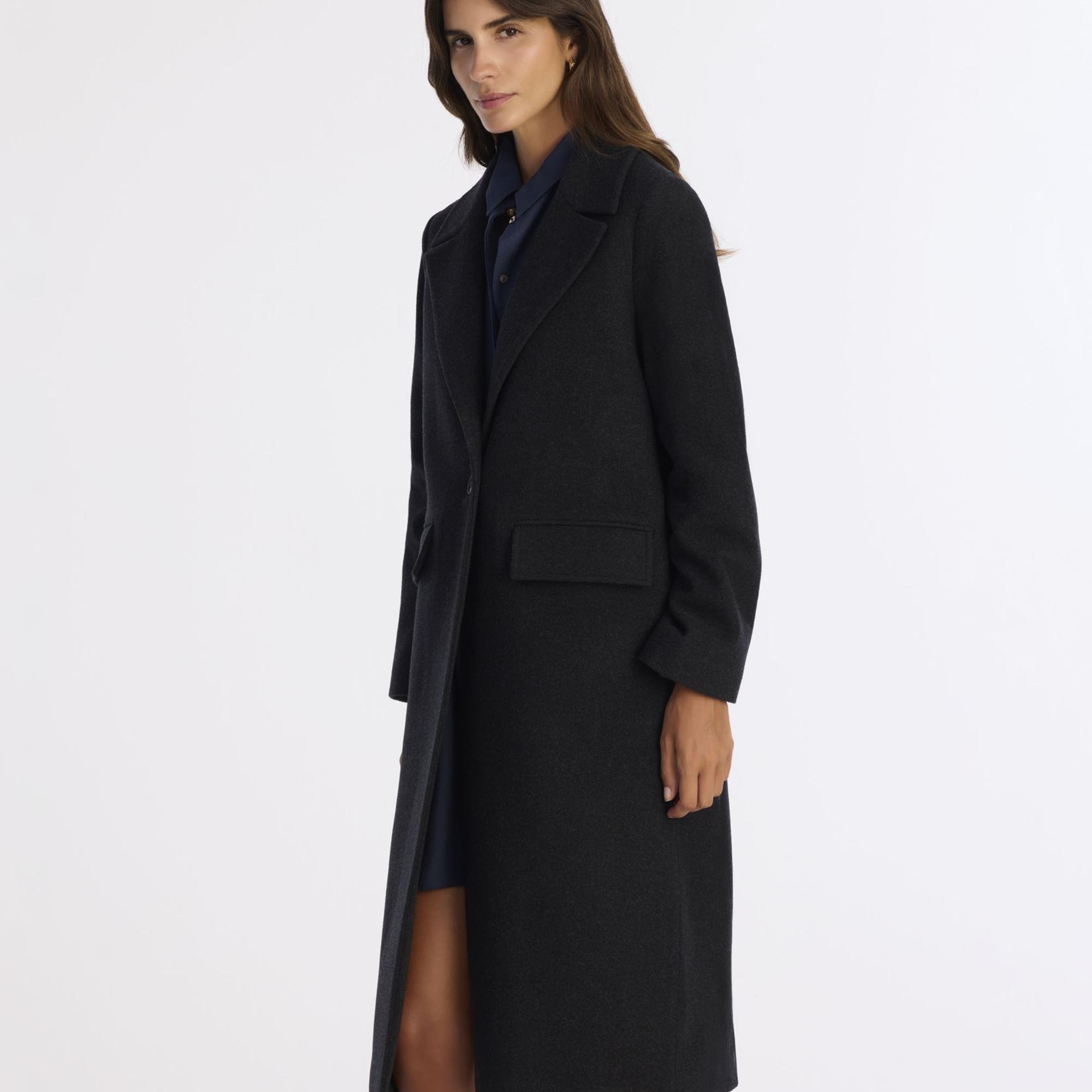 YARGICI Regular Ceket Yaka Uzun Kol Palto