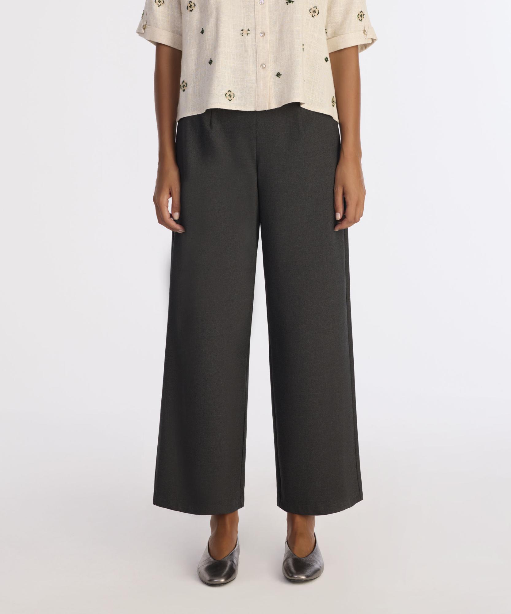 YARGICI Wide Leg Yüksek Bel Pantolon